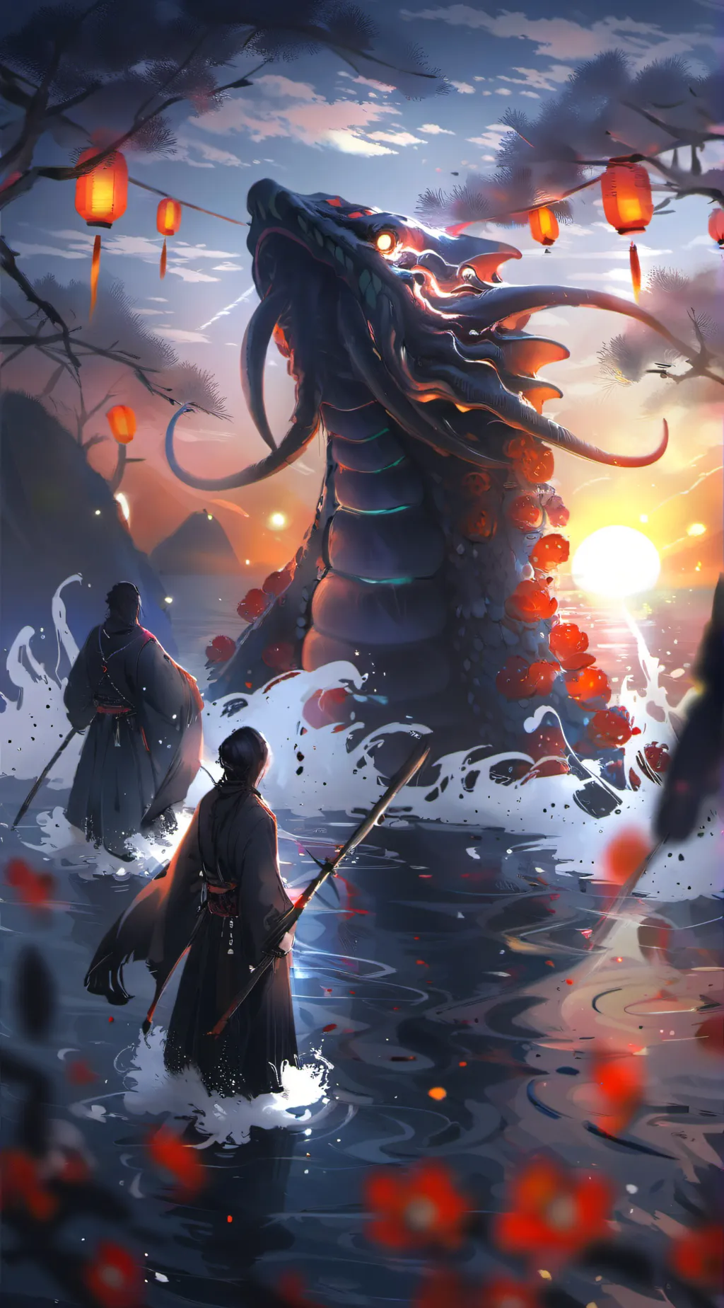 ai character: Sea of monsters  background