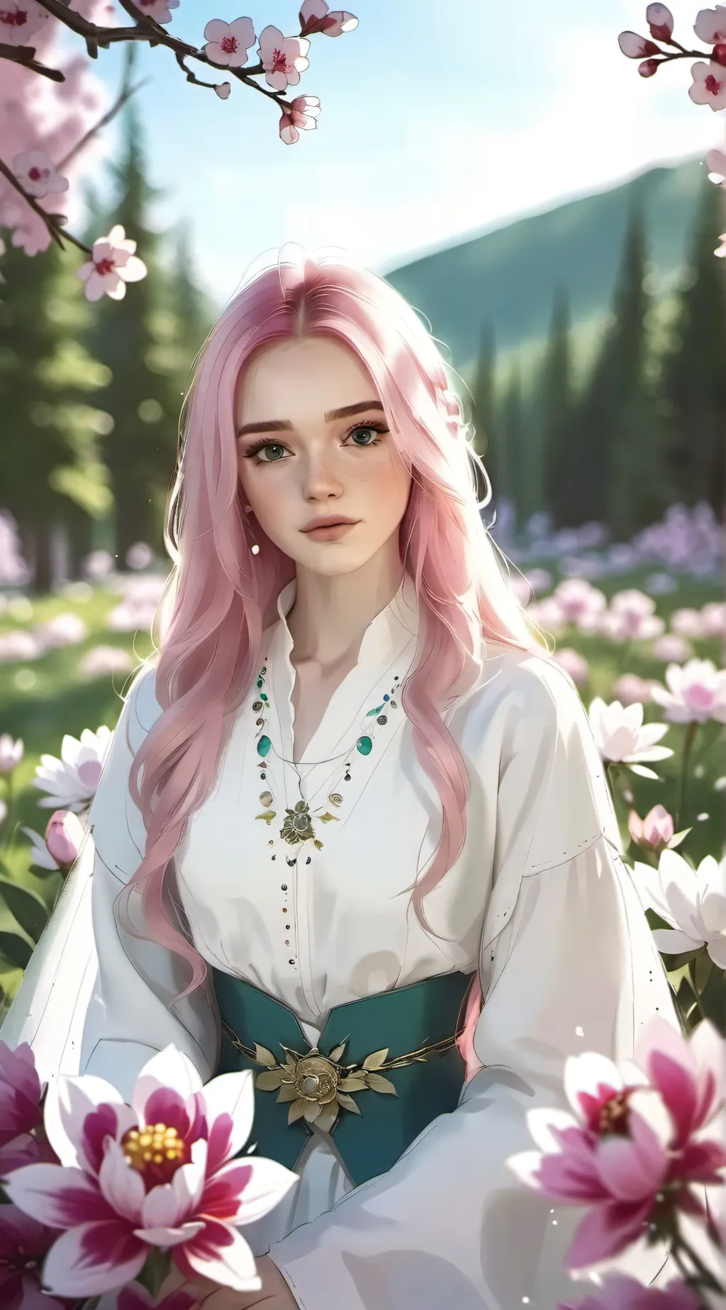 ai character: Kiminoba :) background