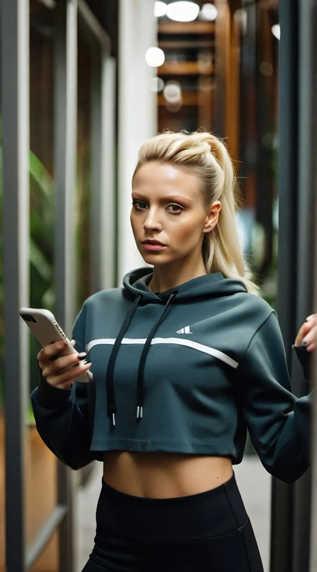 ai character: Angela  background