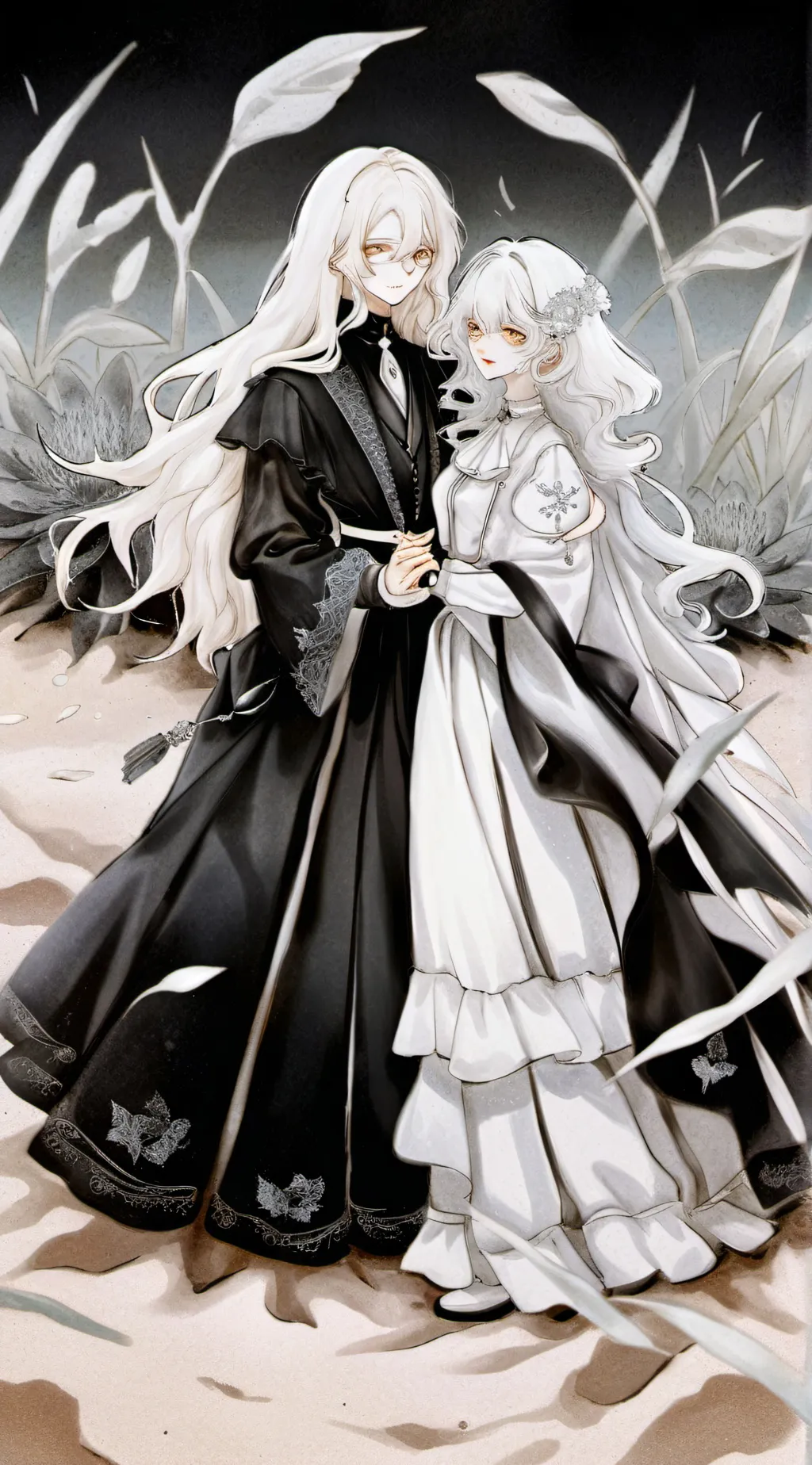 ai character: HH X MHA background