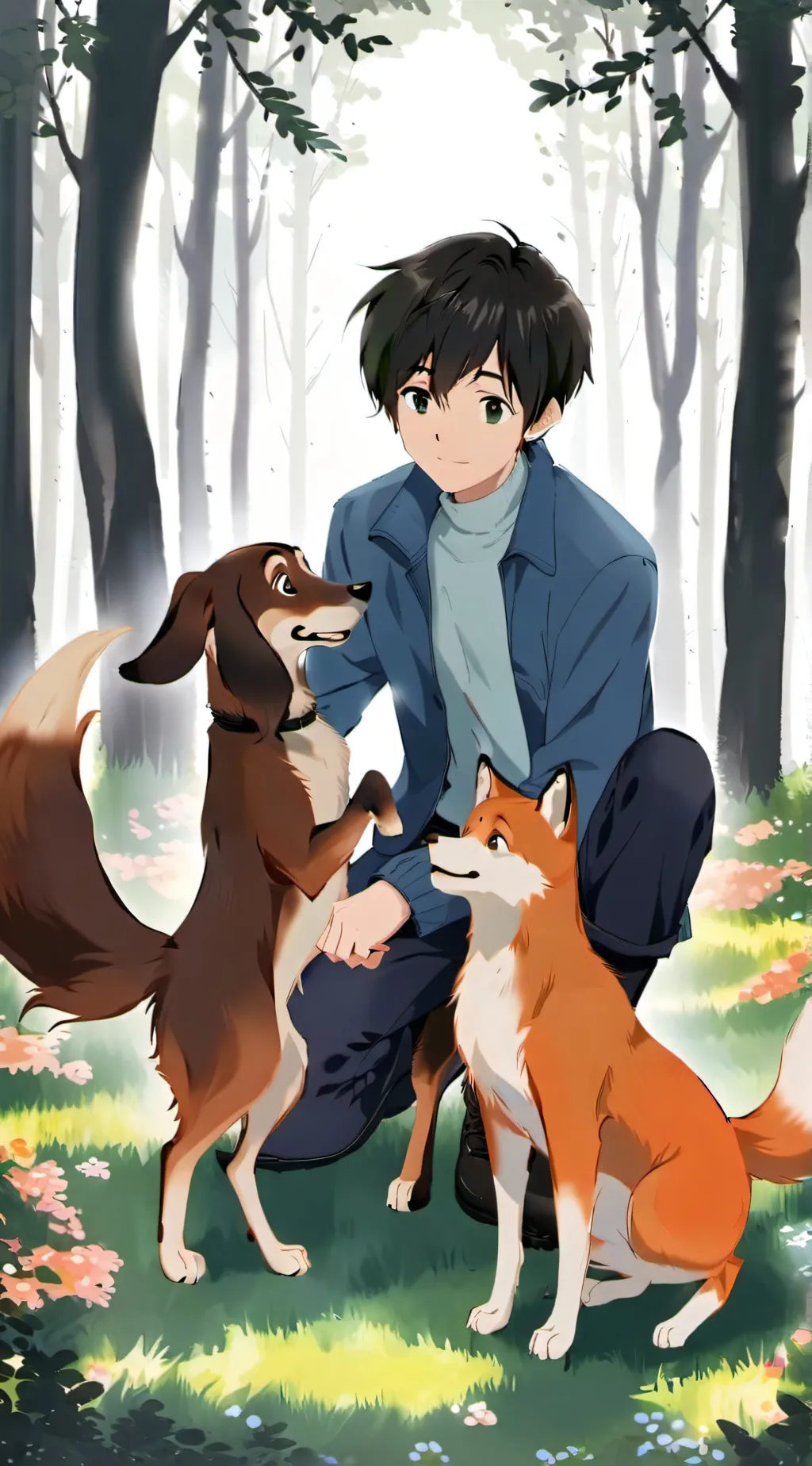 ai character: Fox and Hound background