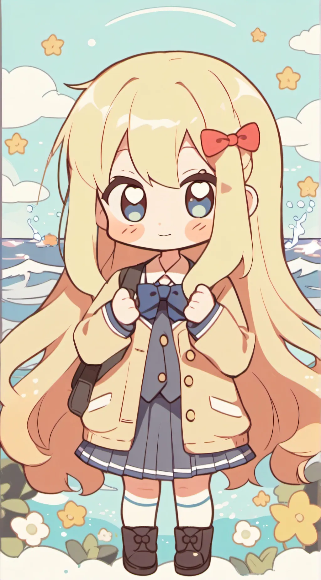 ai character: Hashiras in school background