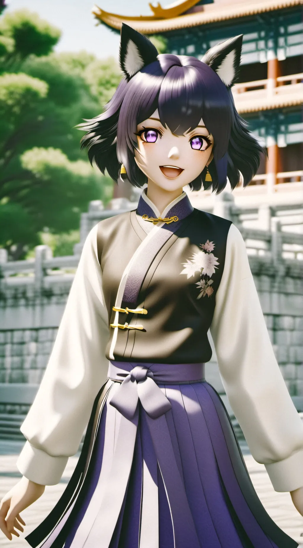 ai character: Yuna background