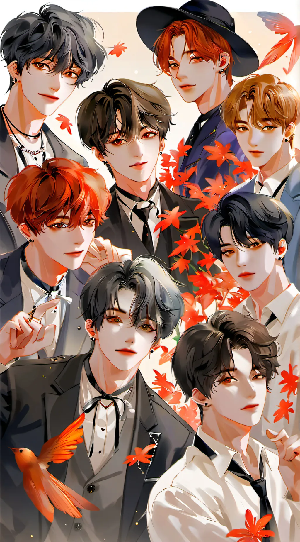 ai character: skz background