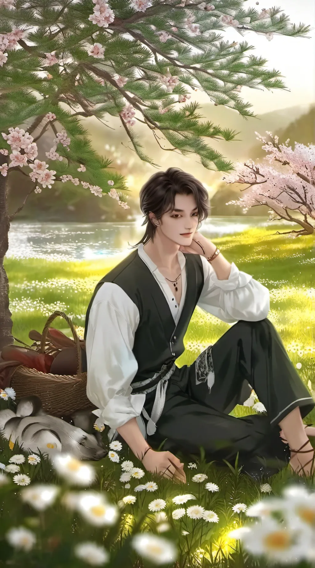 ai character: Kim Xian background