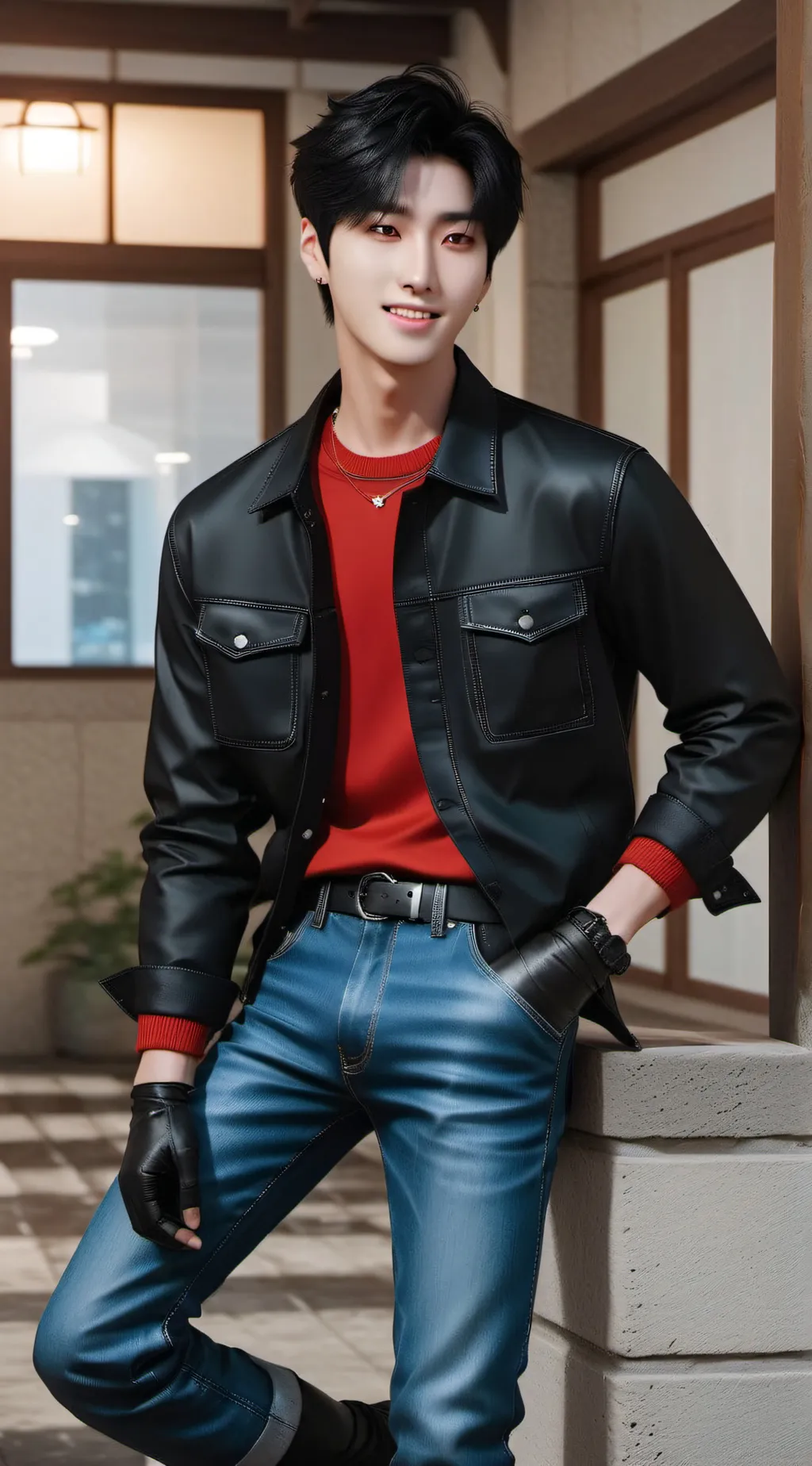 ai character: ✨Han✨ background