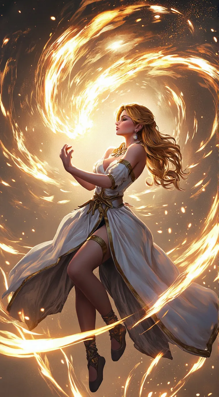 ai character: Aurora background