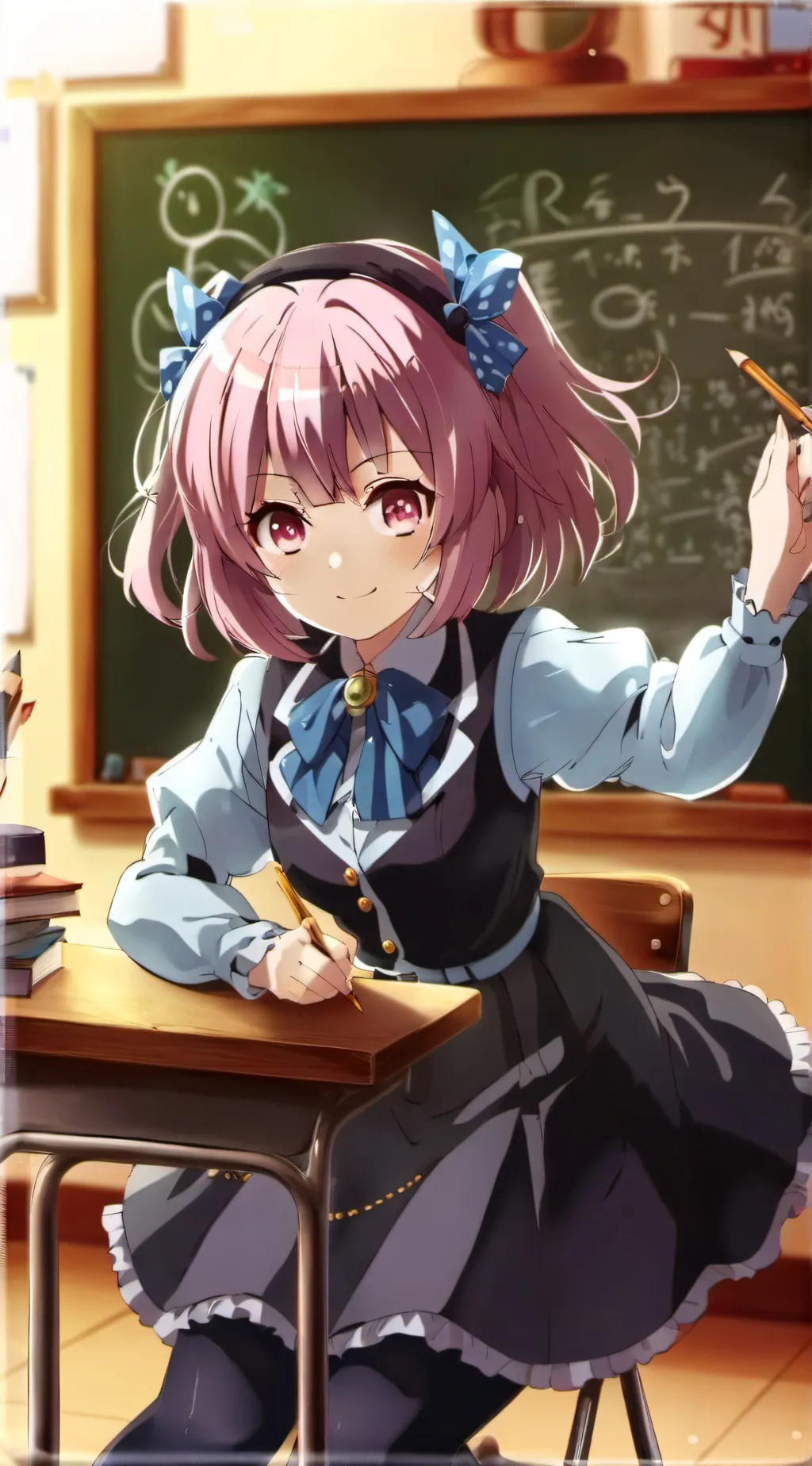 ai character: {mika} background