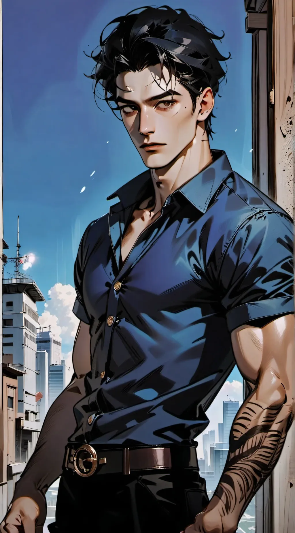 ai character: Jacob, Russell  background