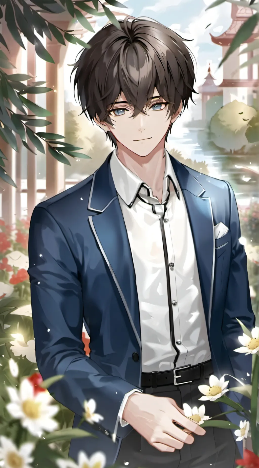 ai character: Leo  background