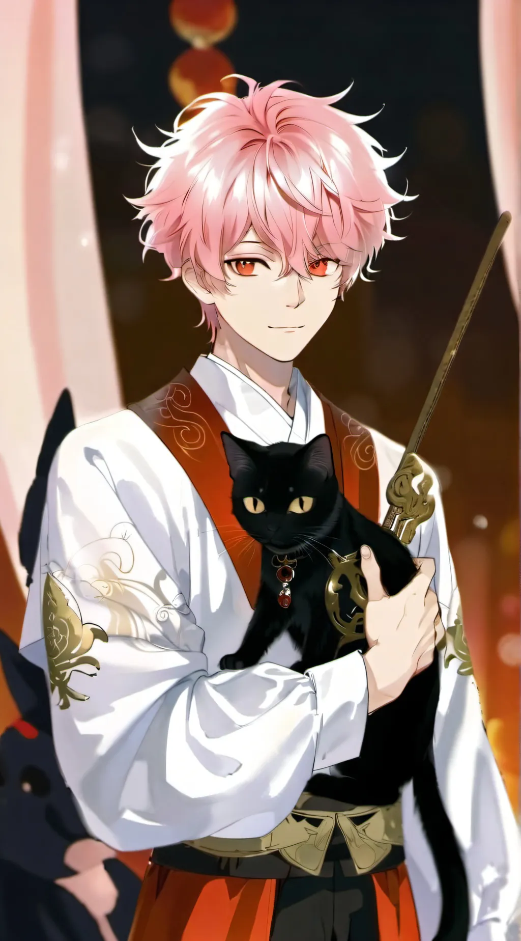 ai character: Sukuna's cat background