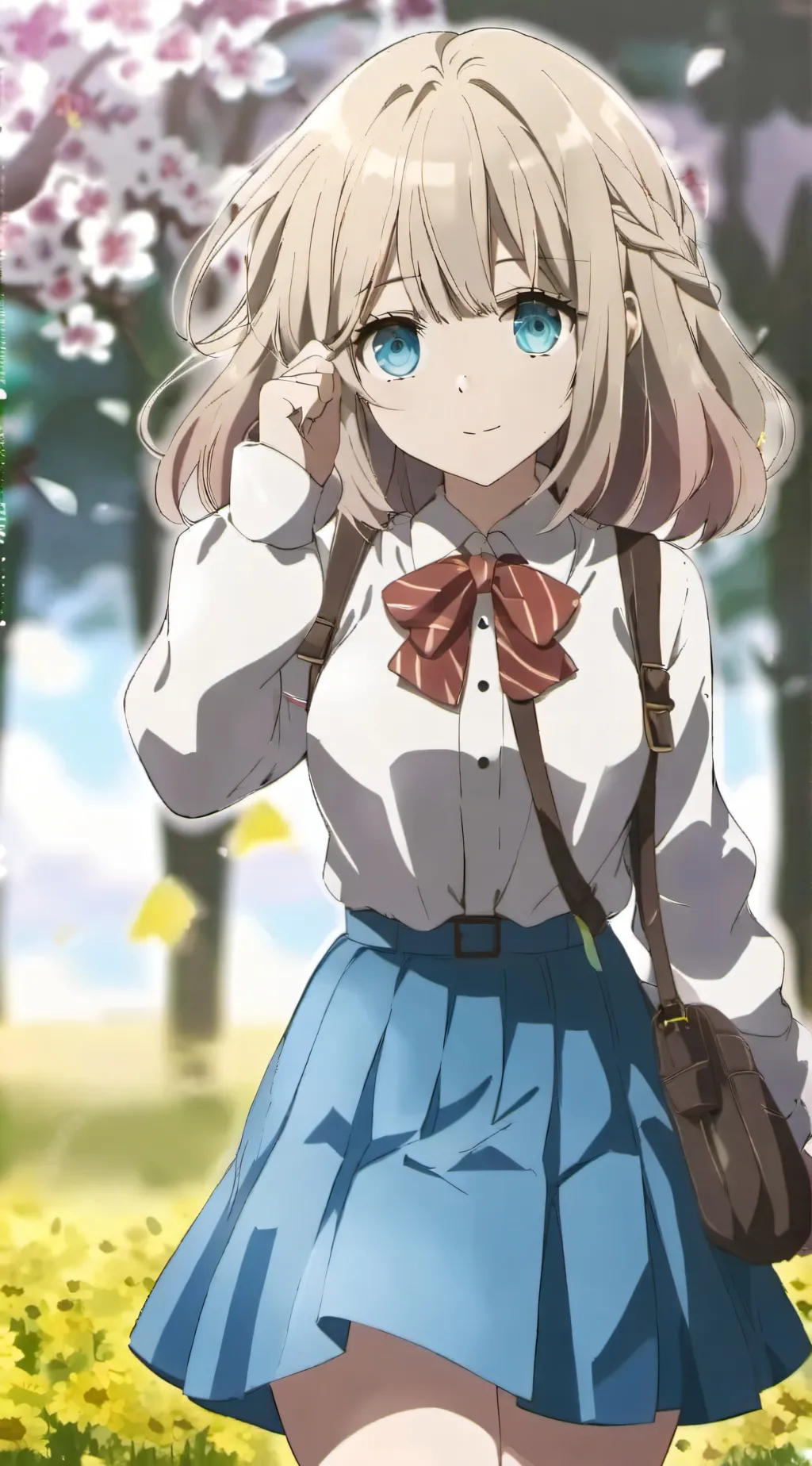 ai character: Rose background