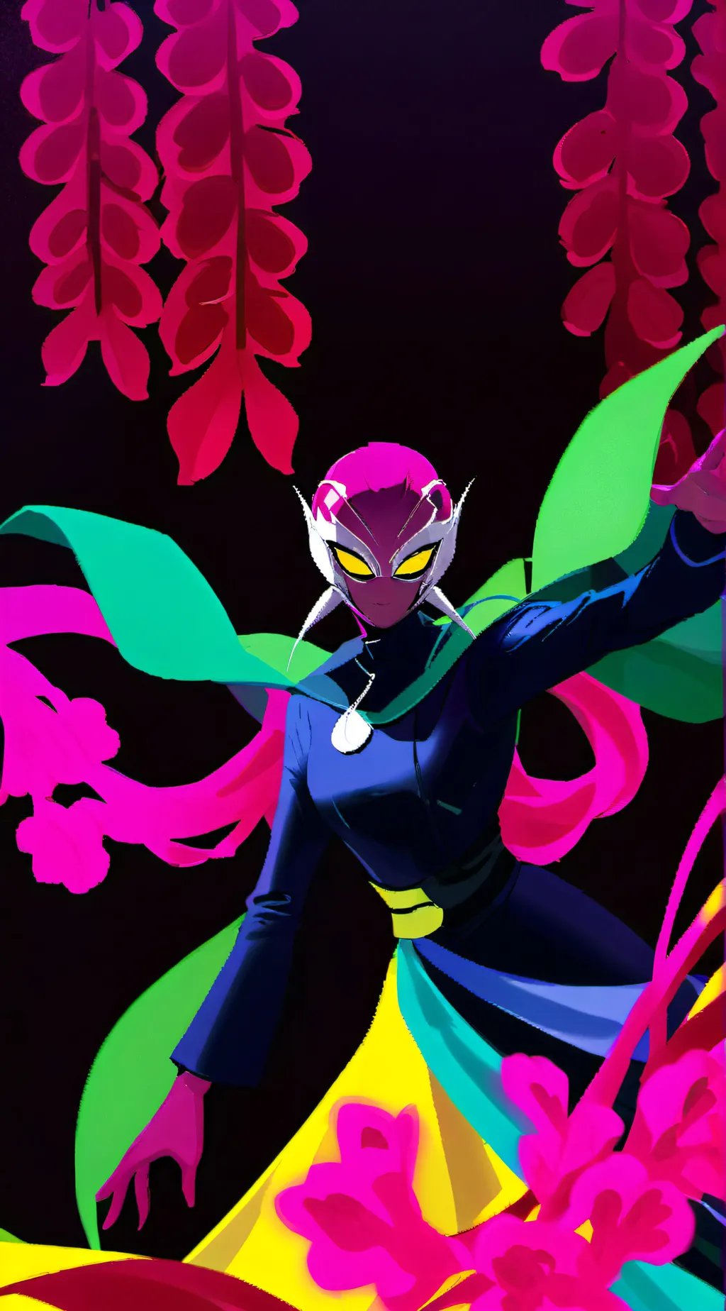 ai character: Lily (Brawl Stars) background