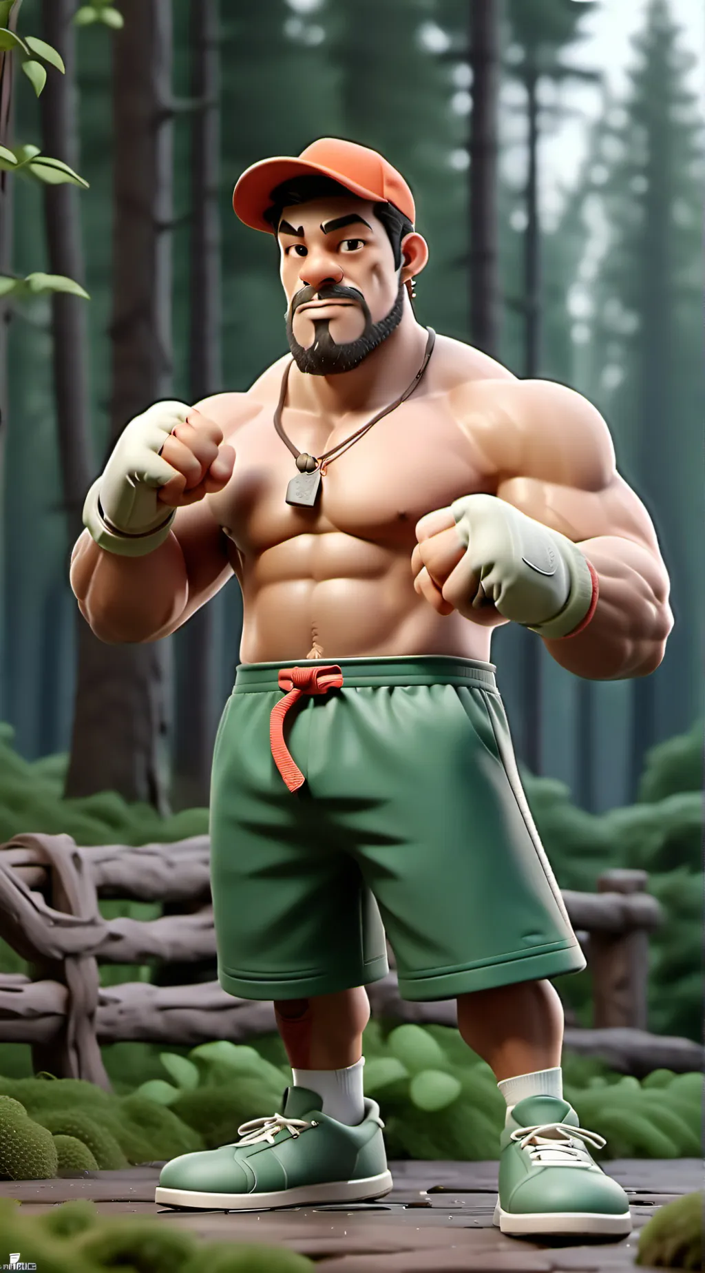 ai character: Fighter background