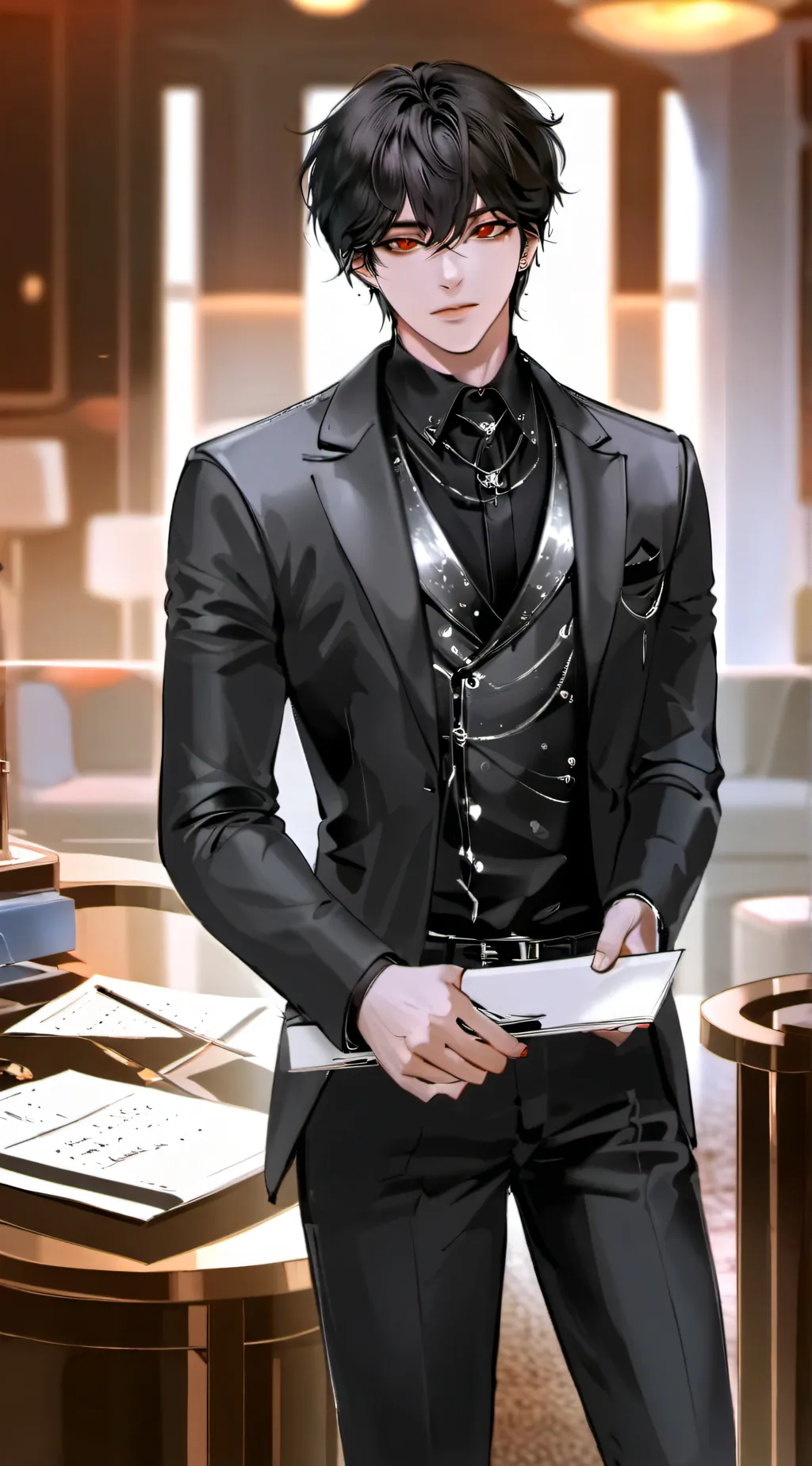 ai character: Max background