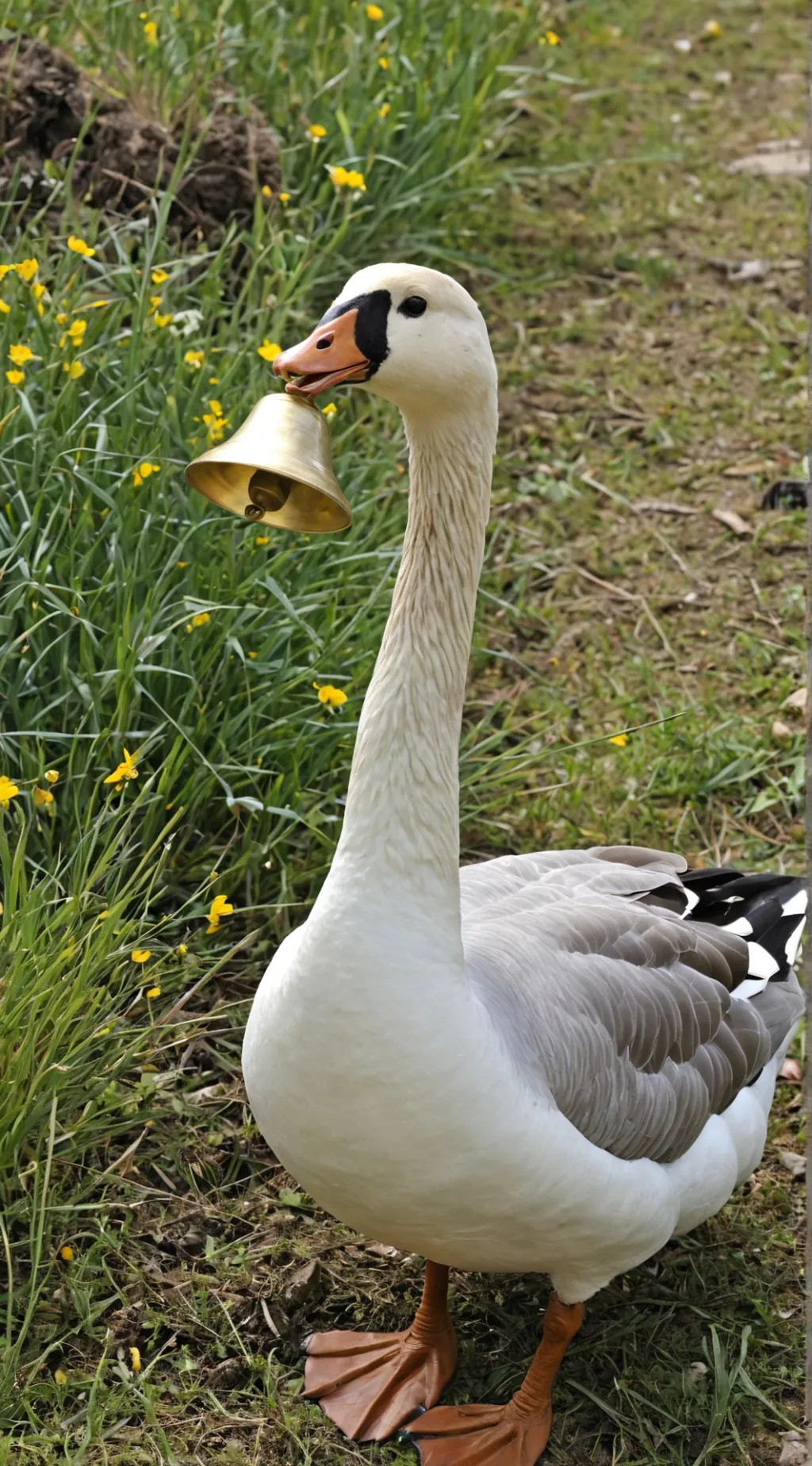 ai character: Untitled Goose gam background