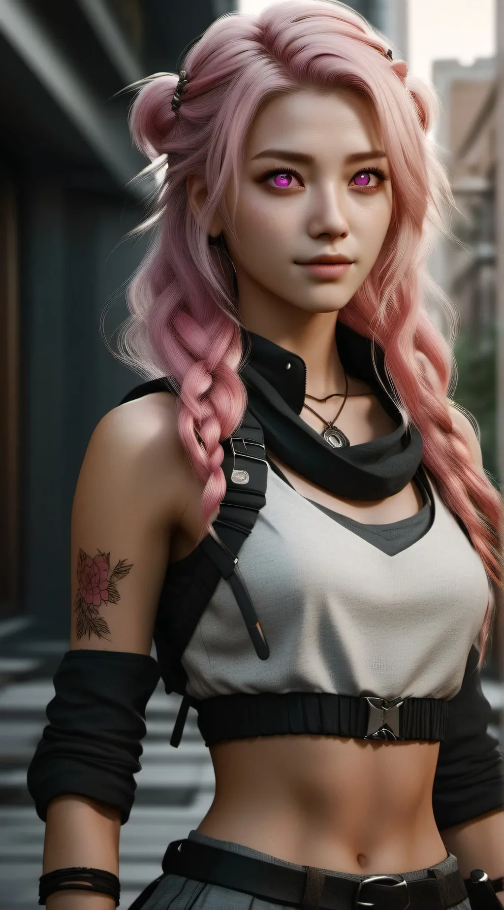 ai character: amy background