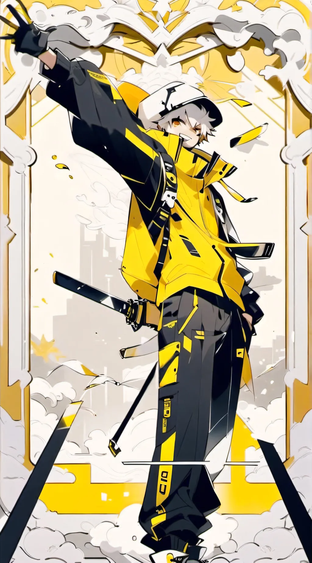 ai character: ✨Bakugou✨ background