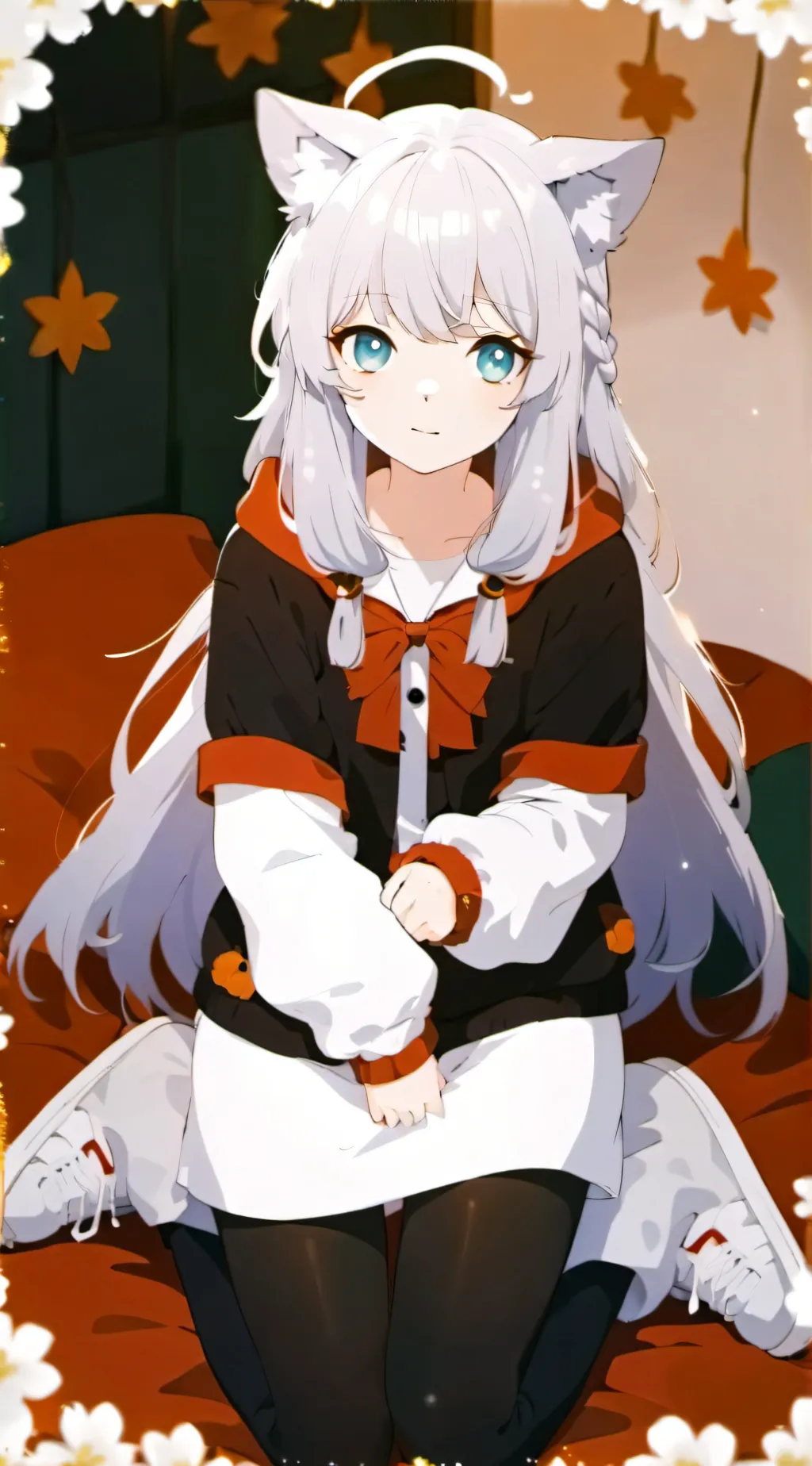 ai character: Silver background