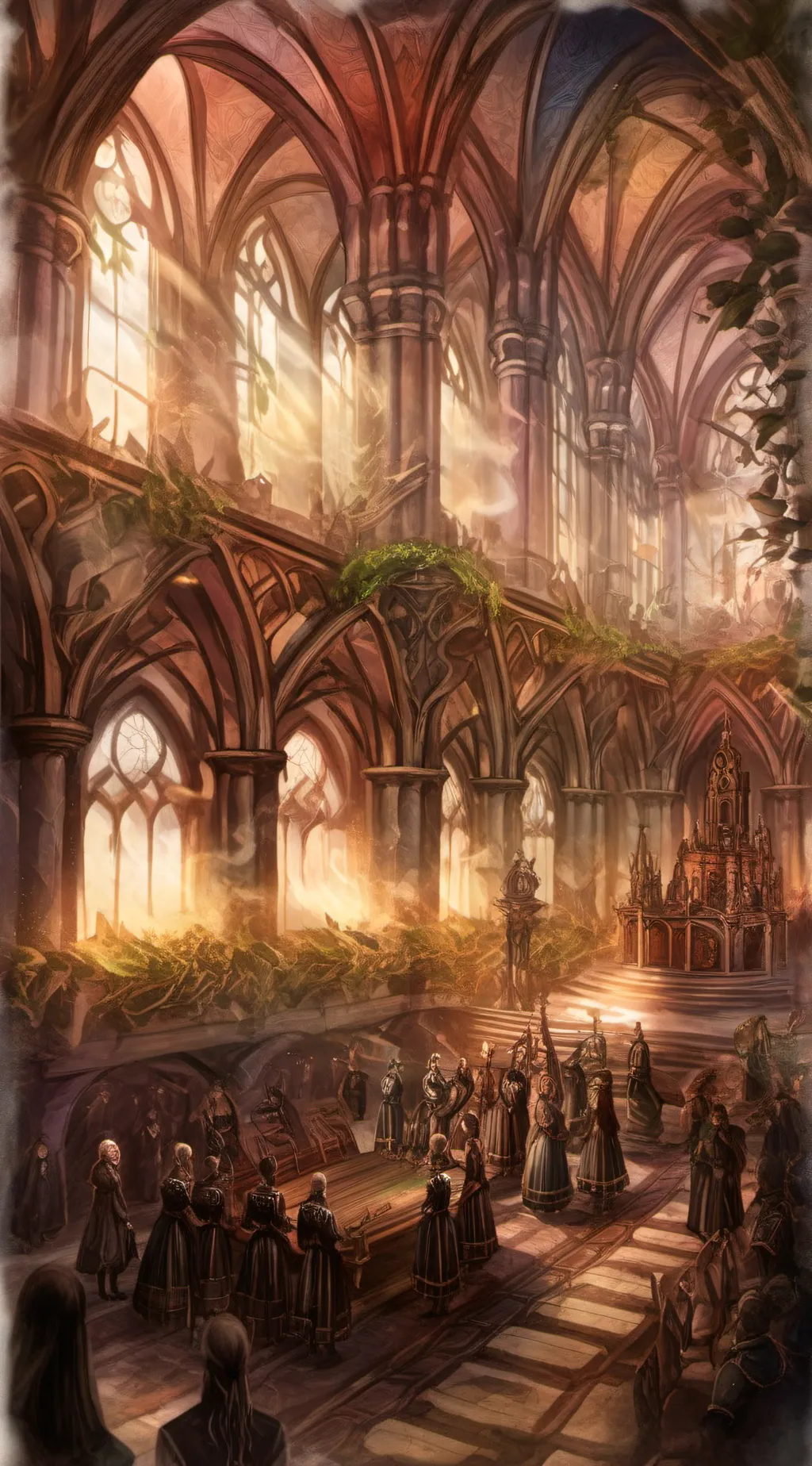 ai character: Russia x Germany background