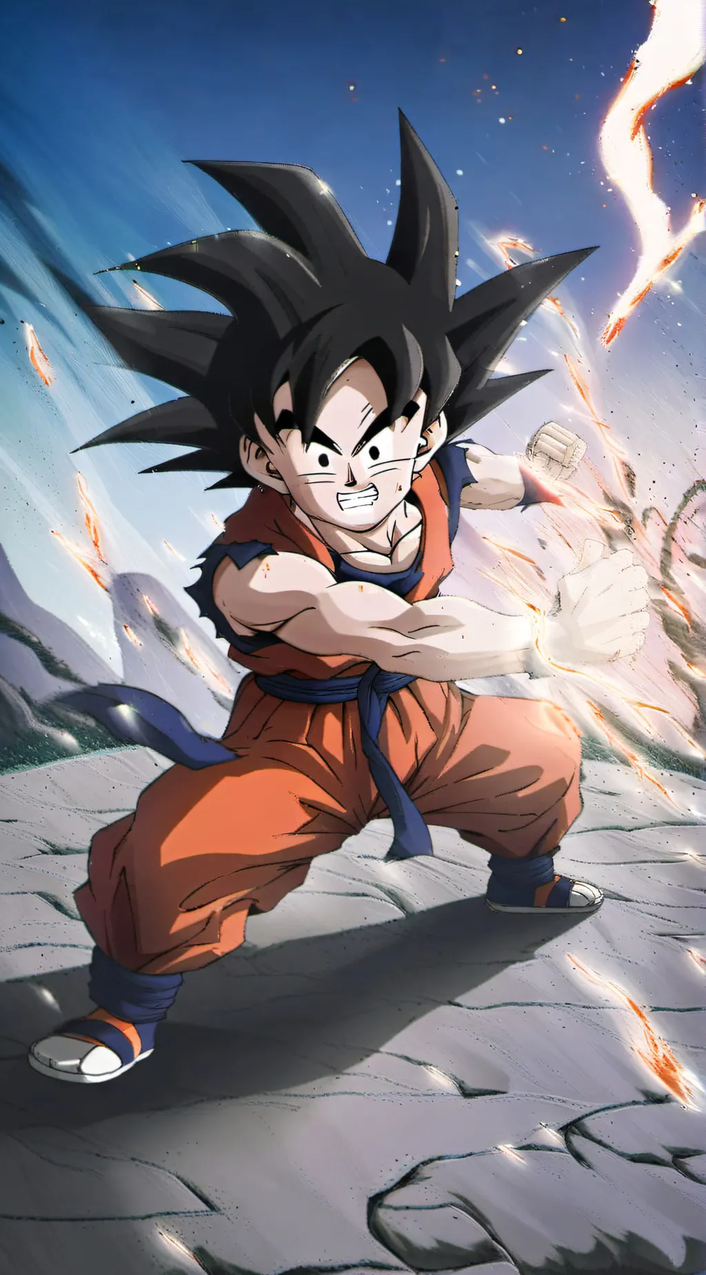 ai character: goku and jirren background