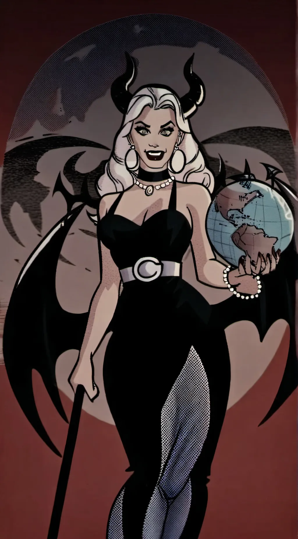 ai character: Lucy (Fem Lucifer) background