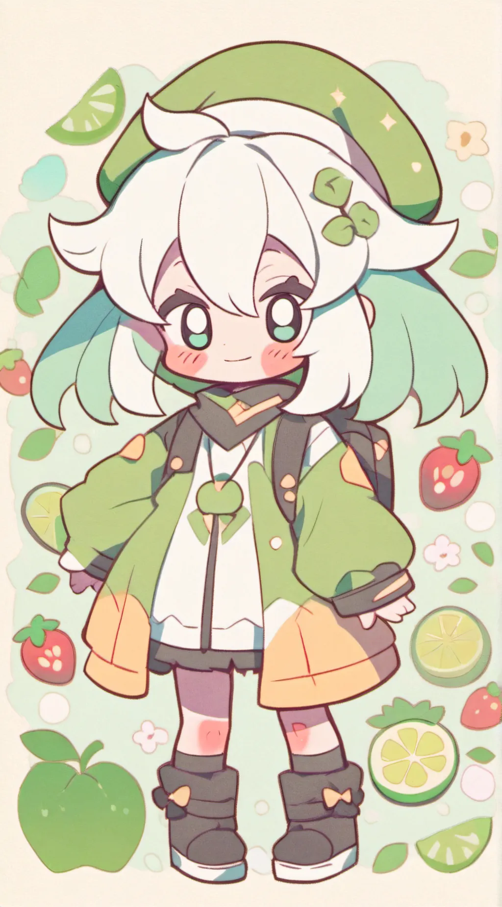 ai character: zip background