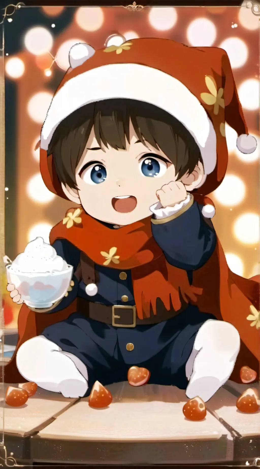 ai character: baby time background