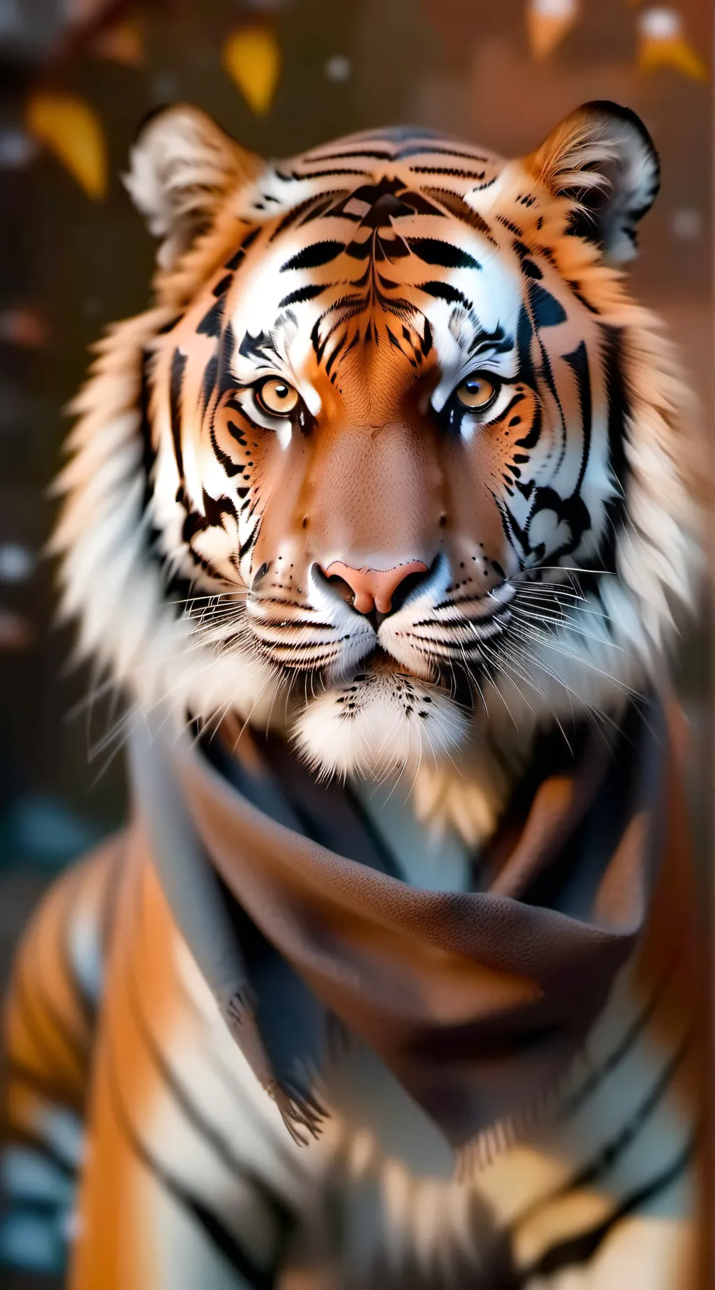 ai character: Mysterious Tiger background