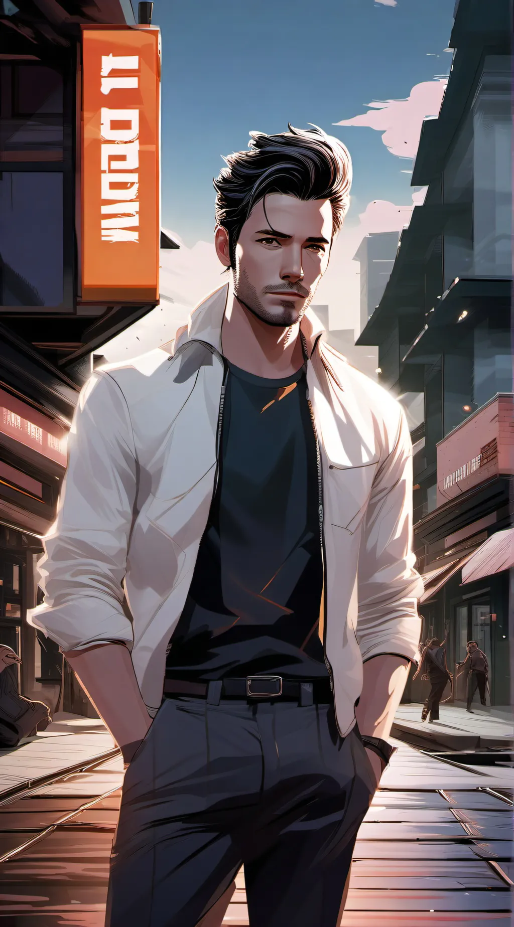 ai character: Logan background