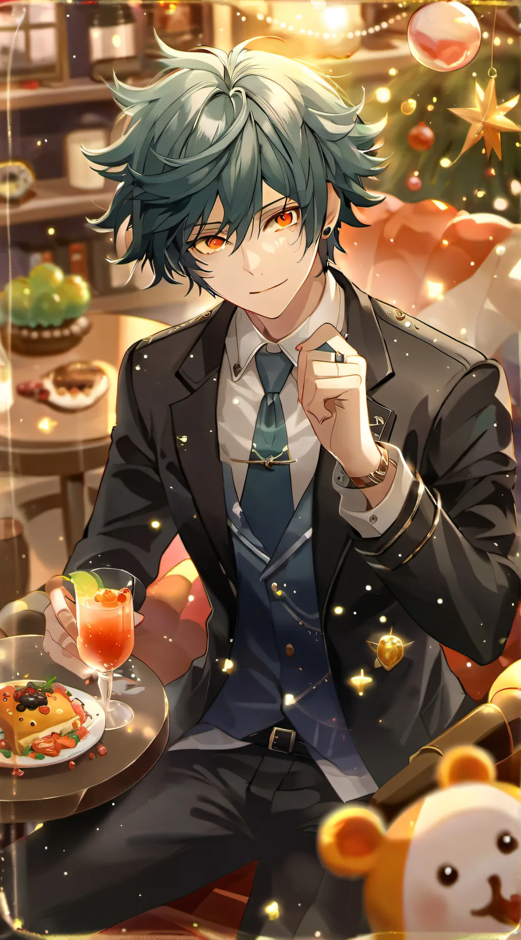 ai character: MHA sleepover  background