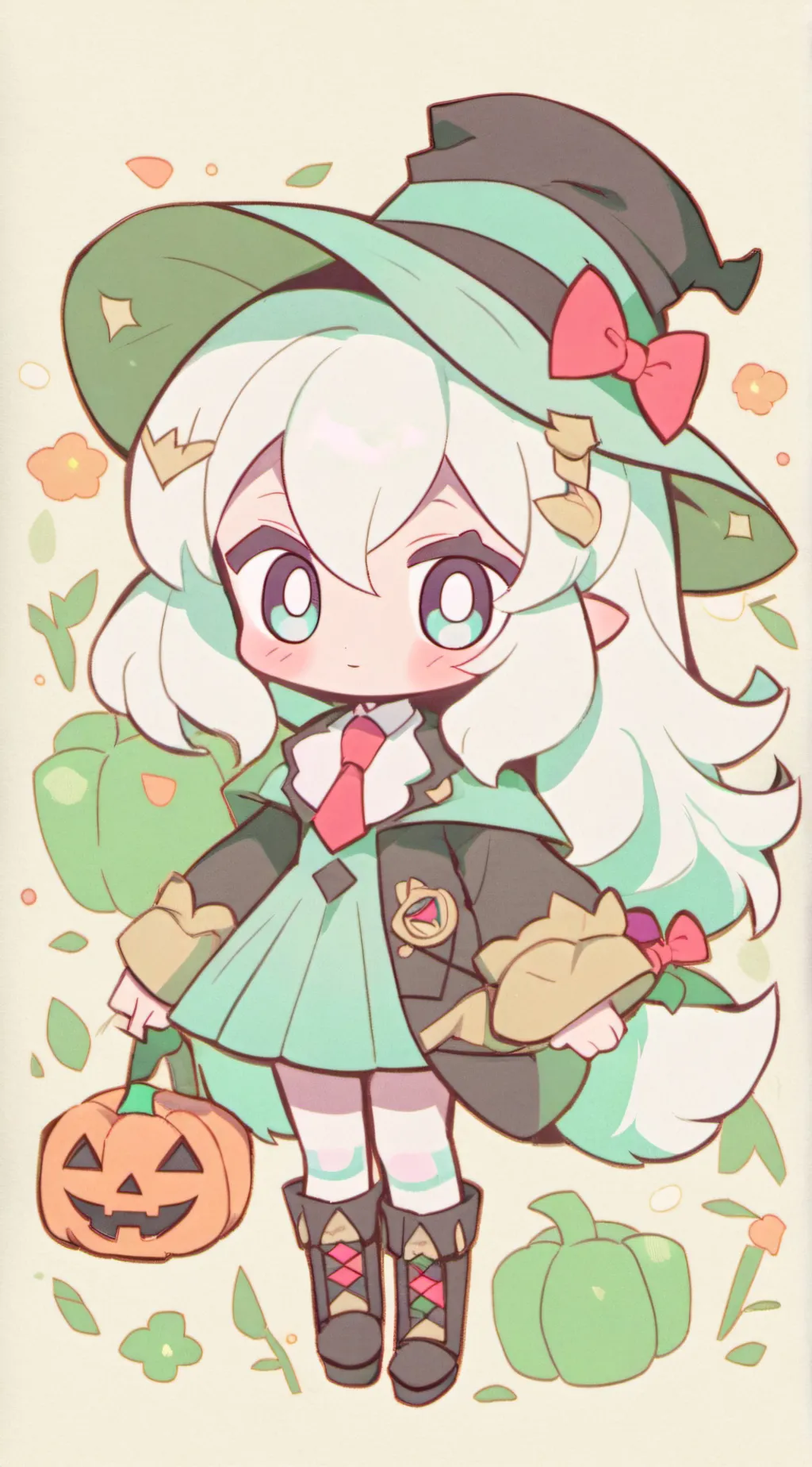 ai character: Halloween Hh background