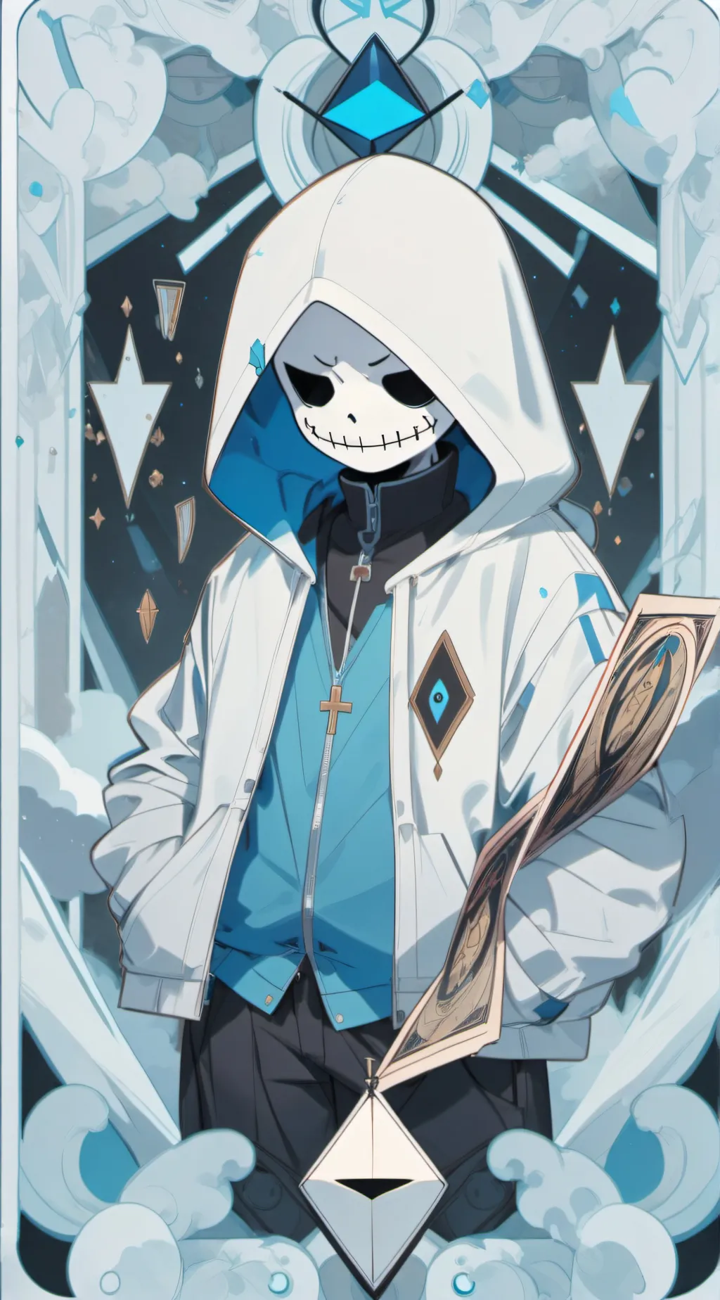 ai character: Also!sans(my own) background