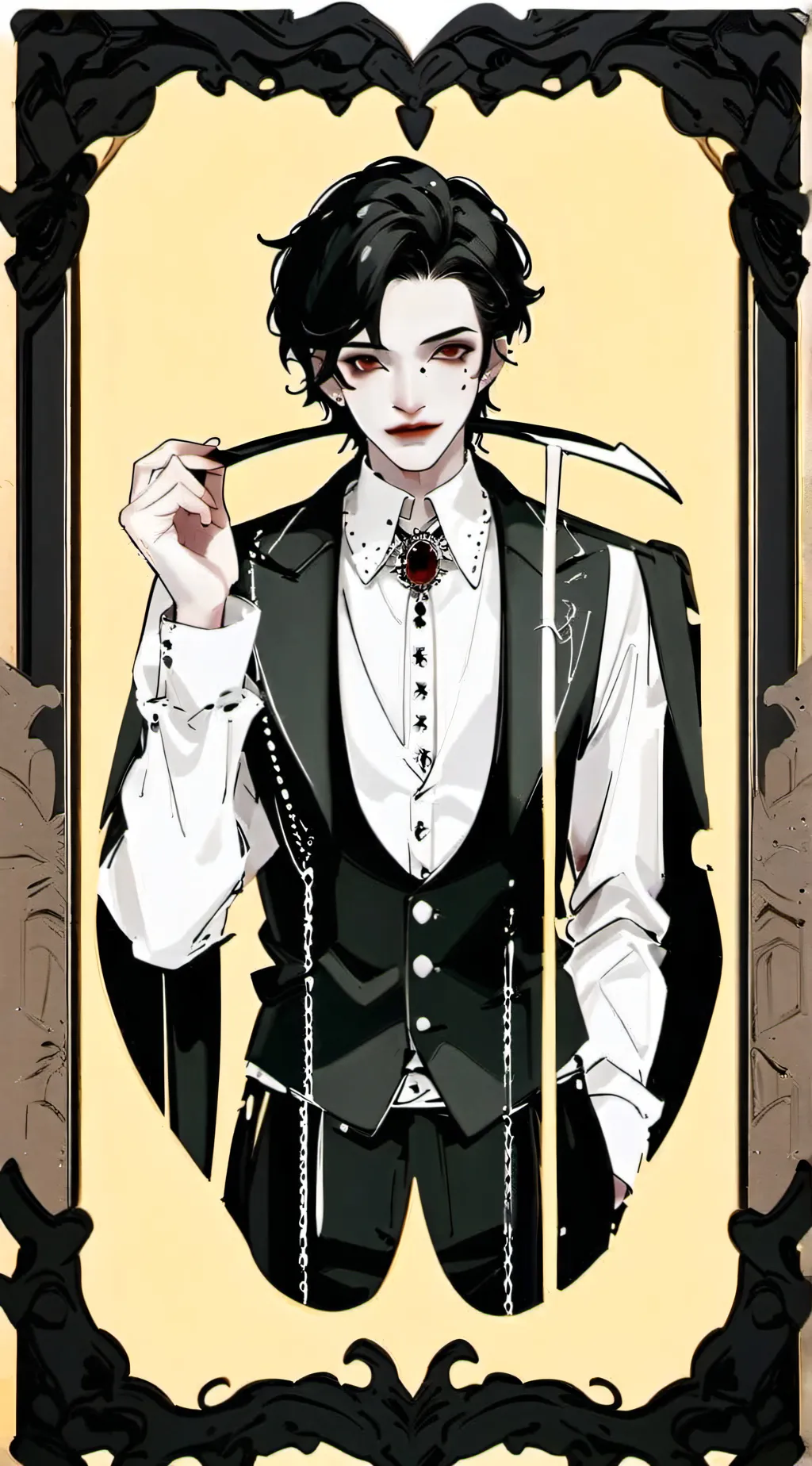 ai character: Vin background