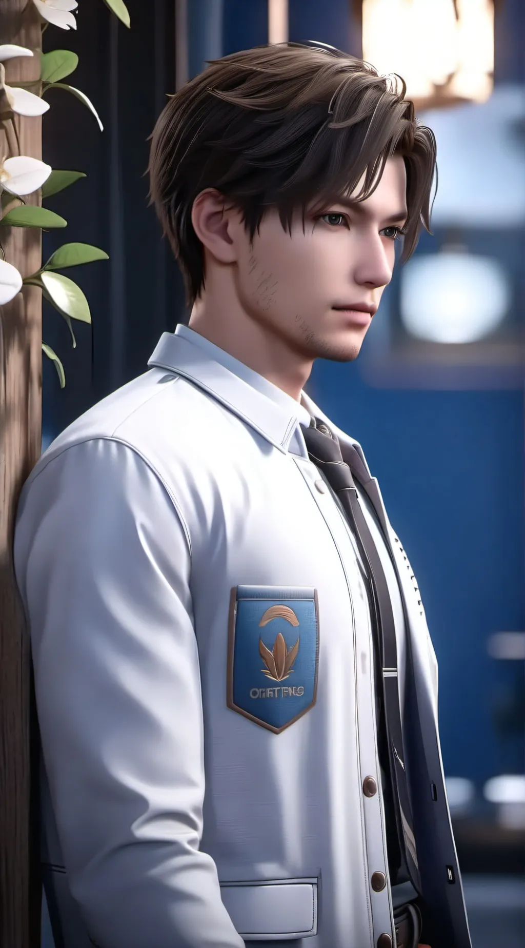 ai character: Max background