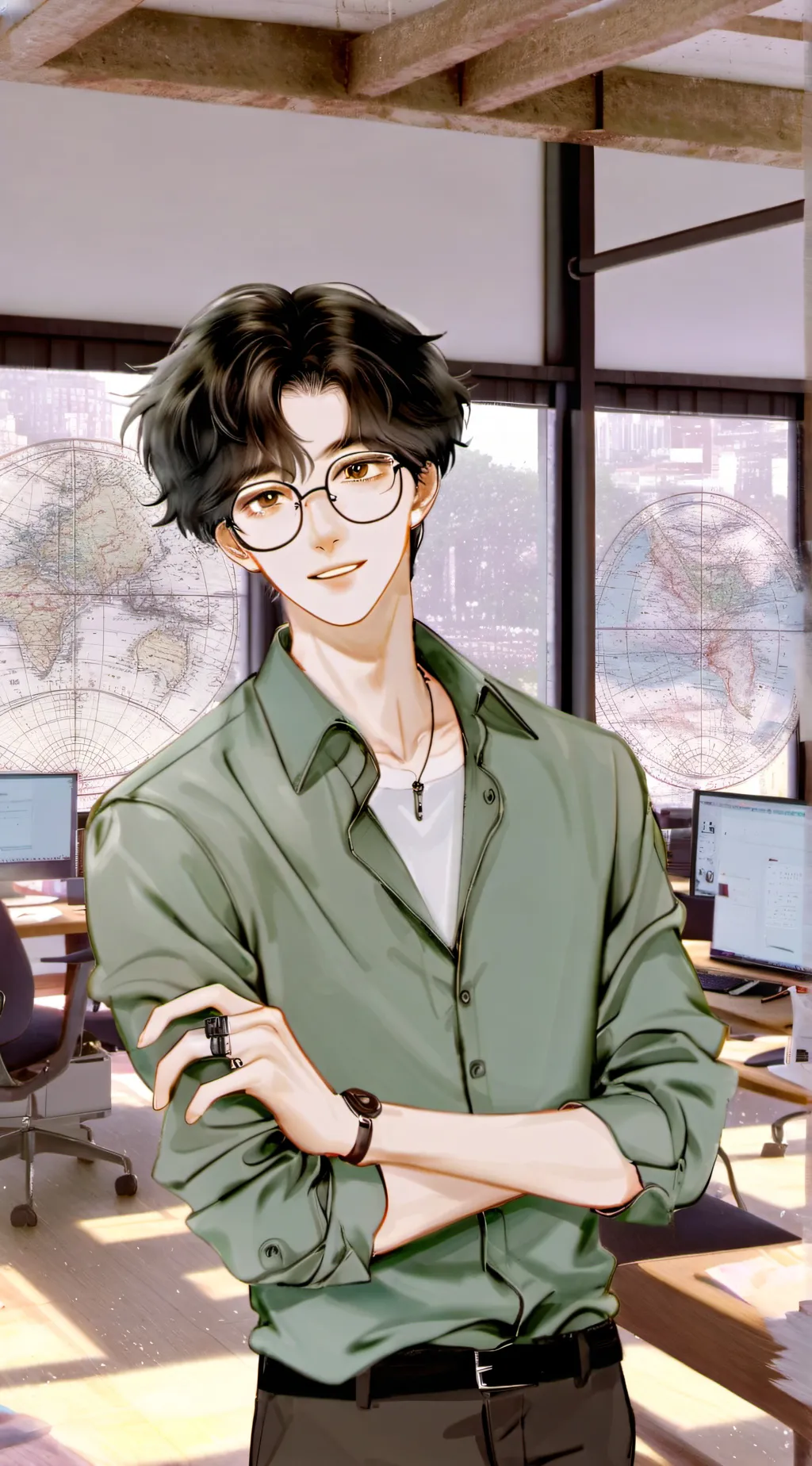 ai character: Luke background