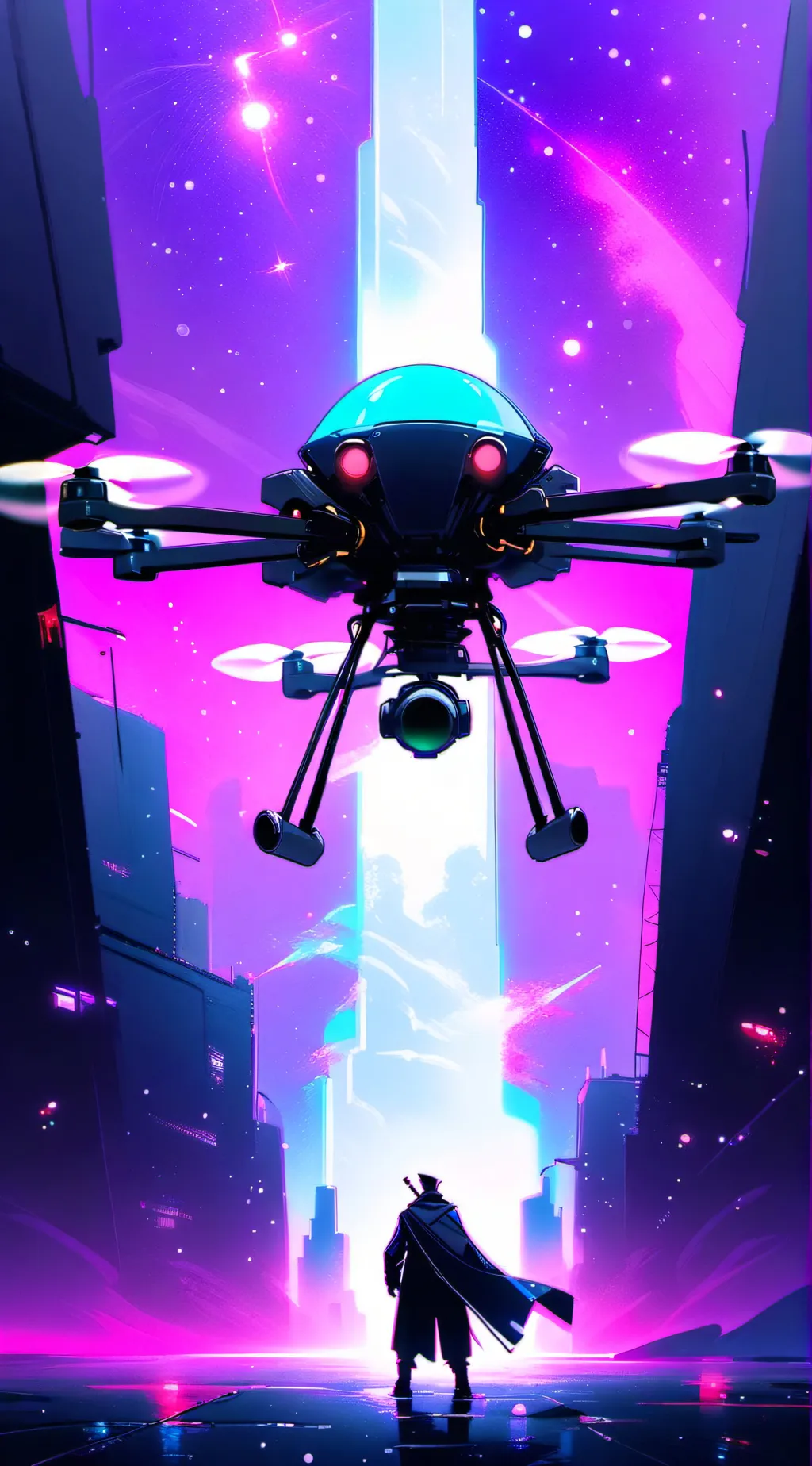 ai character: murder drones ! background