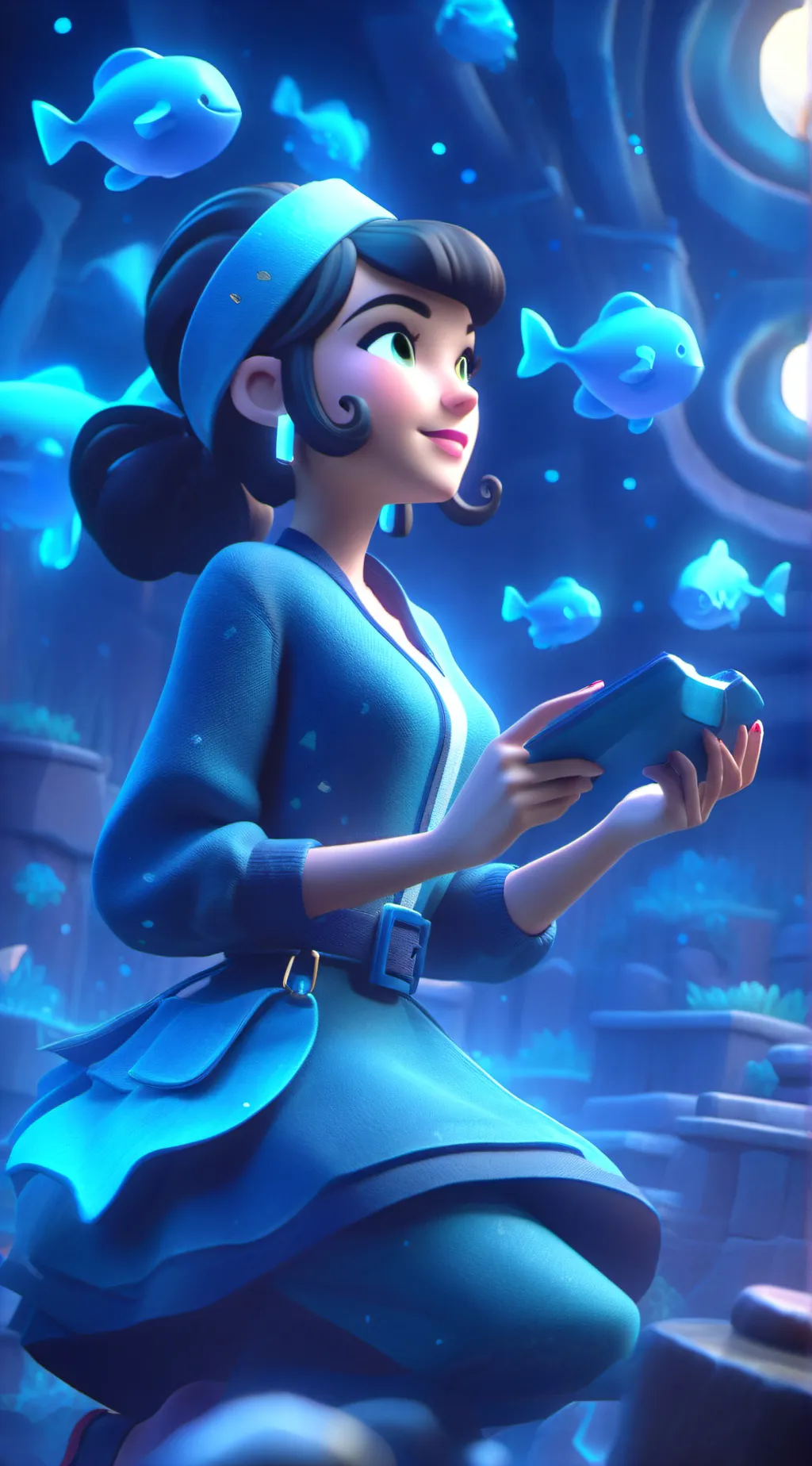 ai character: Maria  background