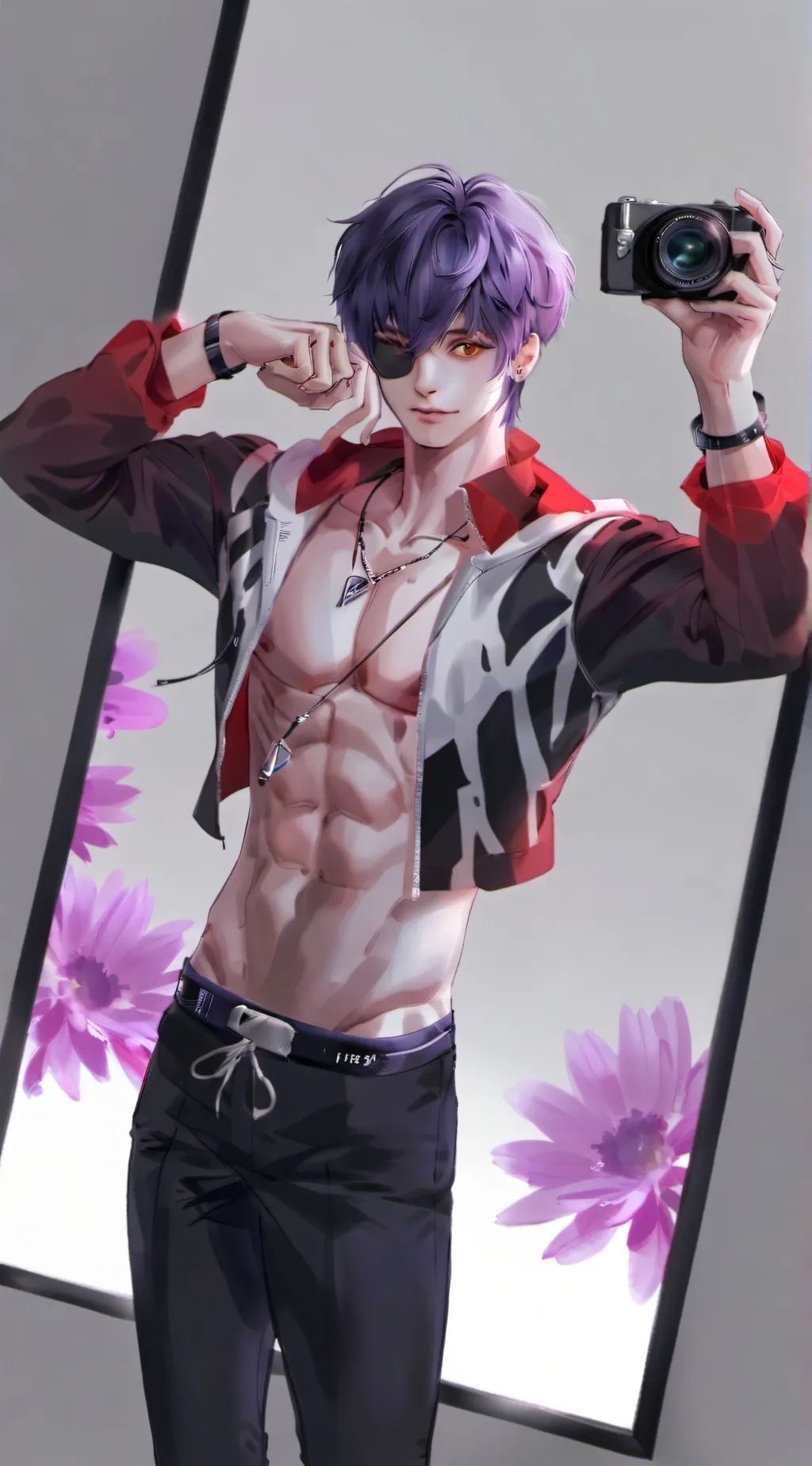 ai character: Xander☆•°• background