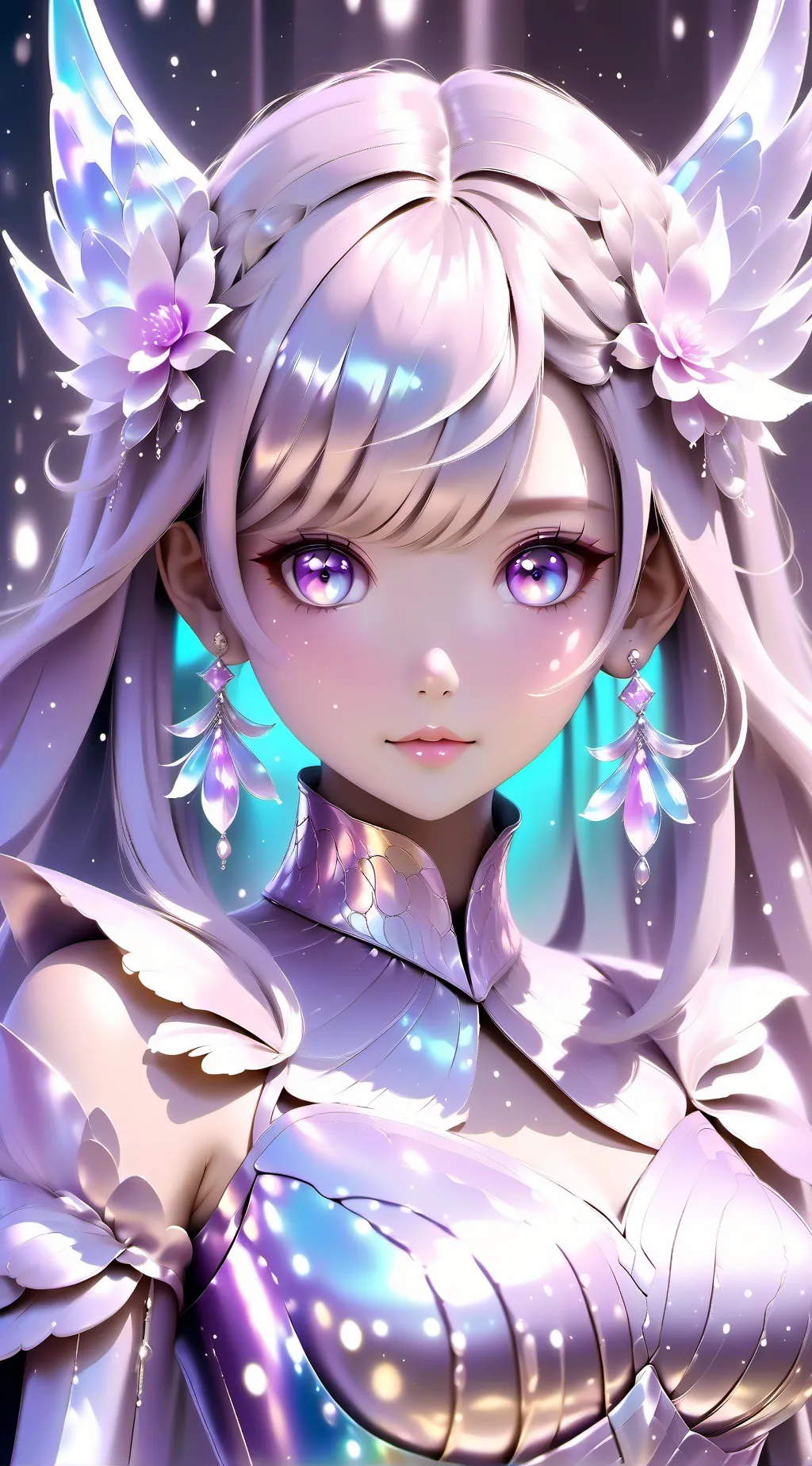 ai character: Girl background