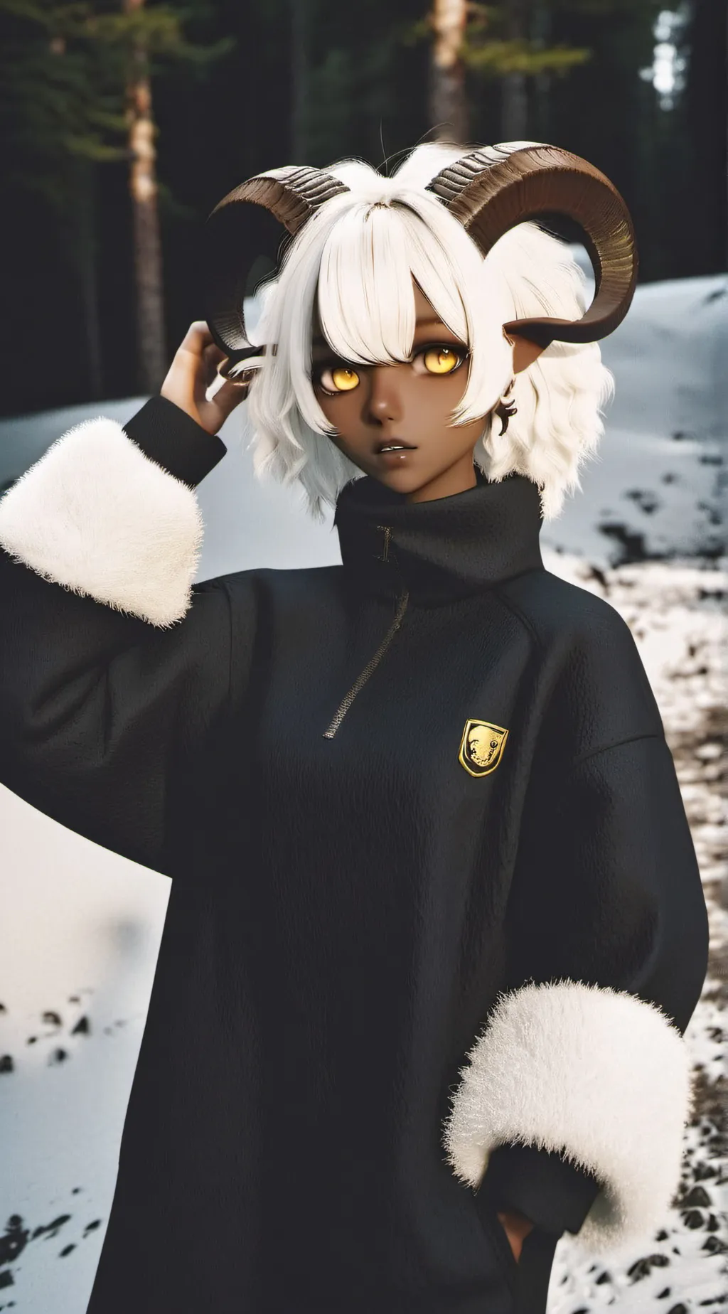 ai character: ChiChi background