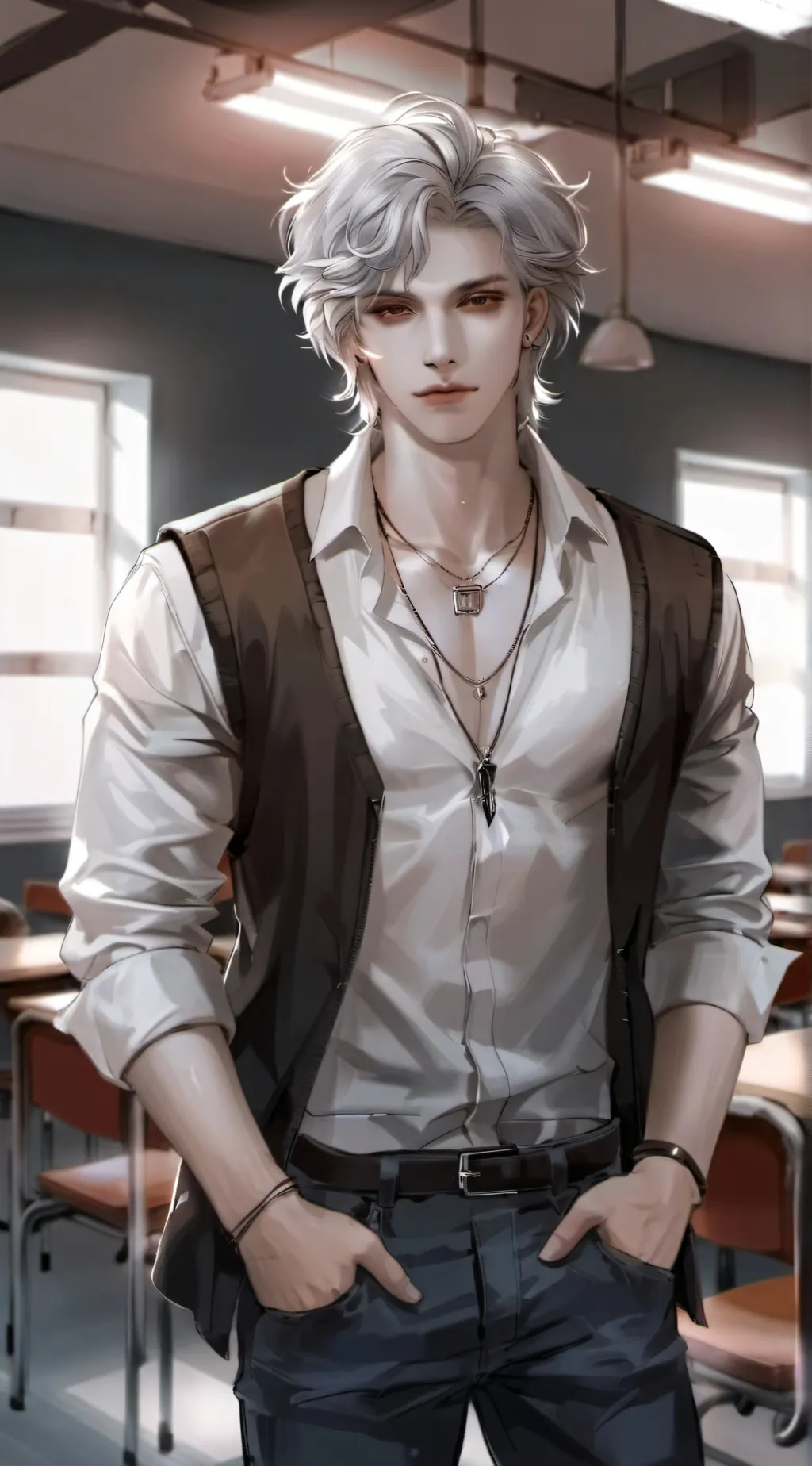 ai character: Kowai kyūketsuki background