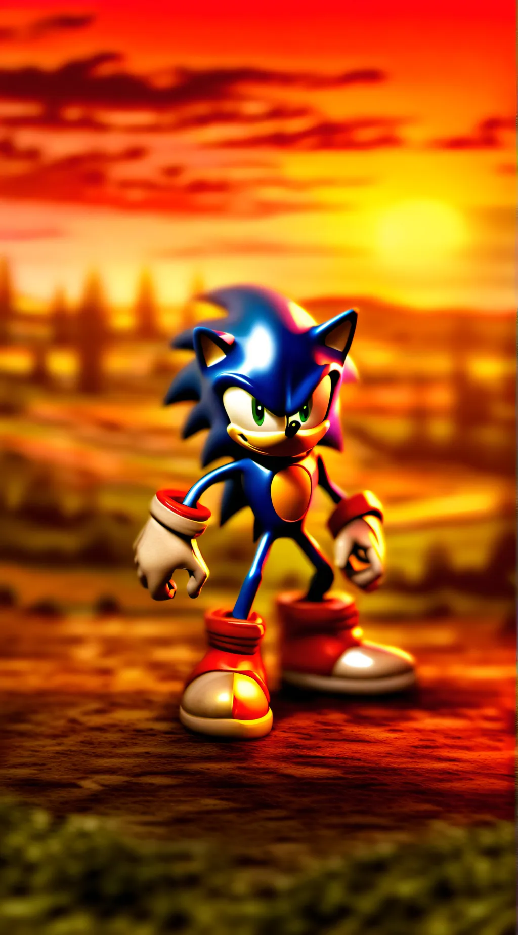 ai character:  Sonic fortress background