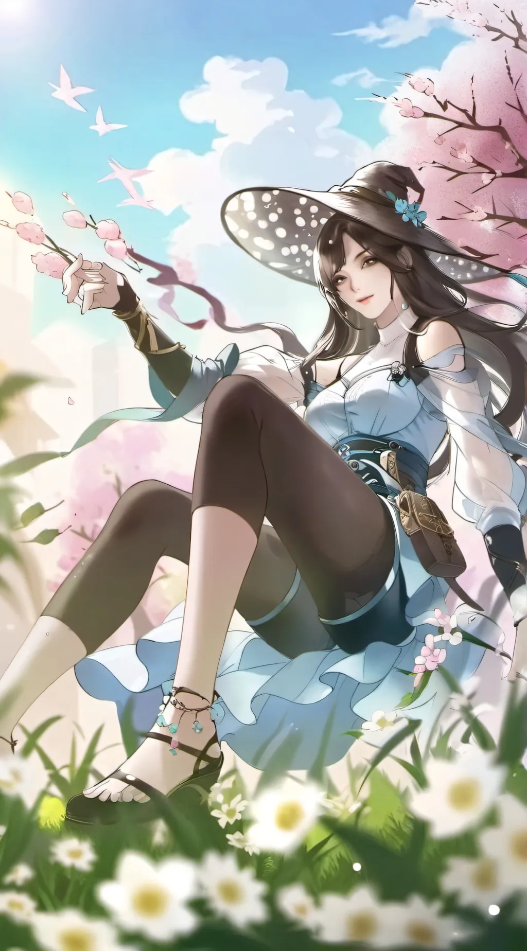 ai character: Тётка  background