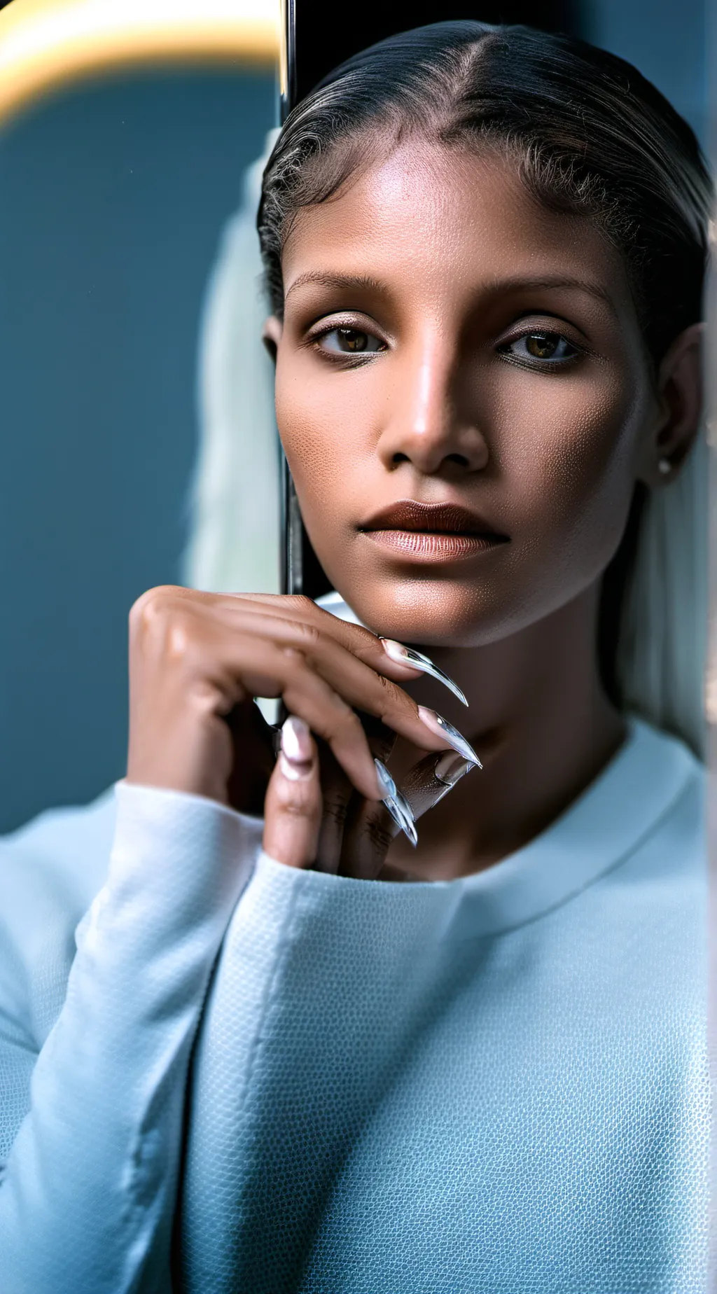 ai character: Kehlani🤍 background