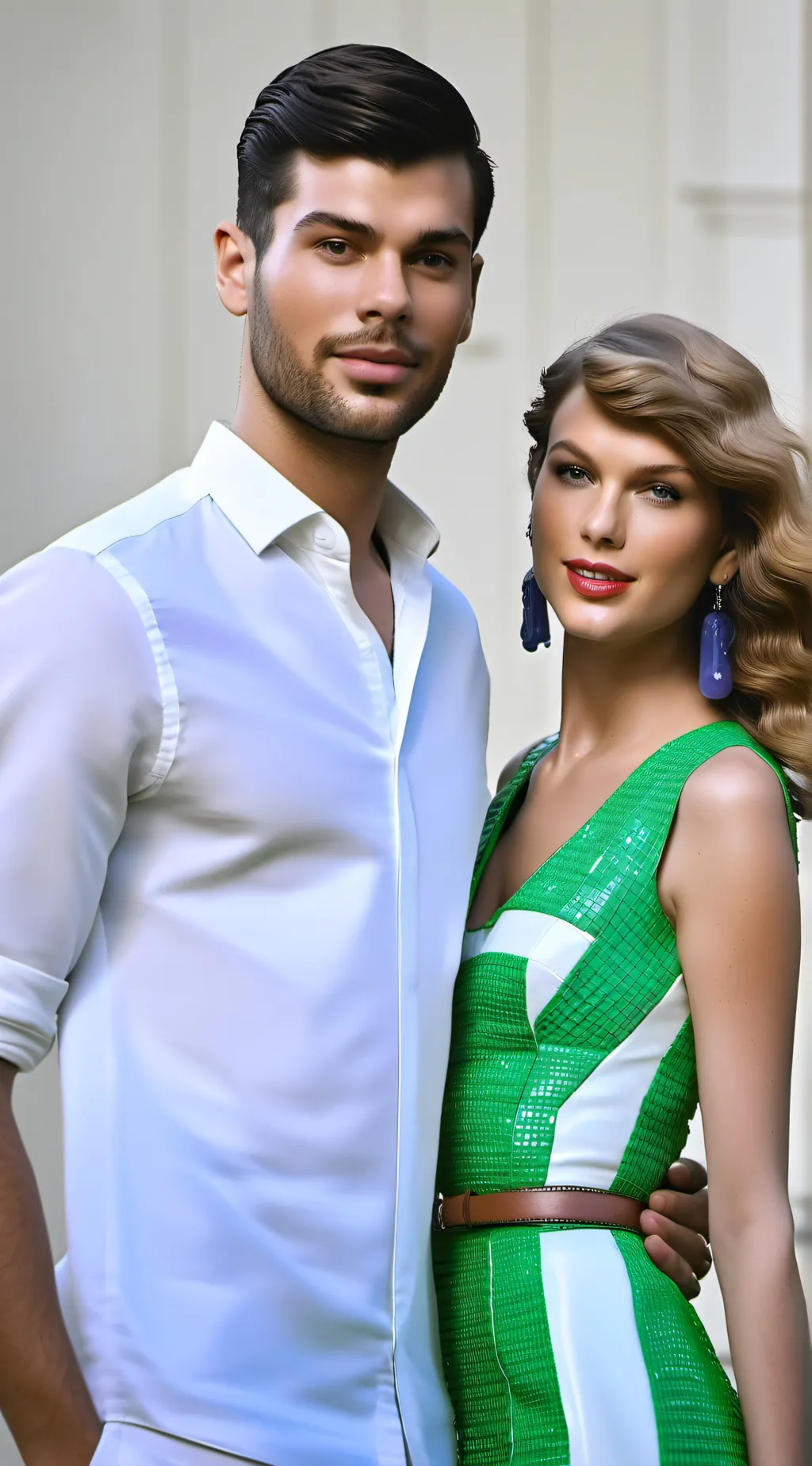 ai character: Blank space behind background