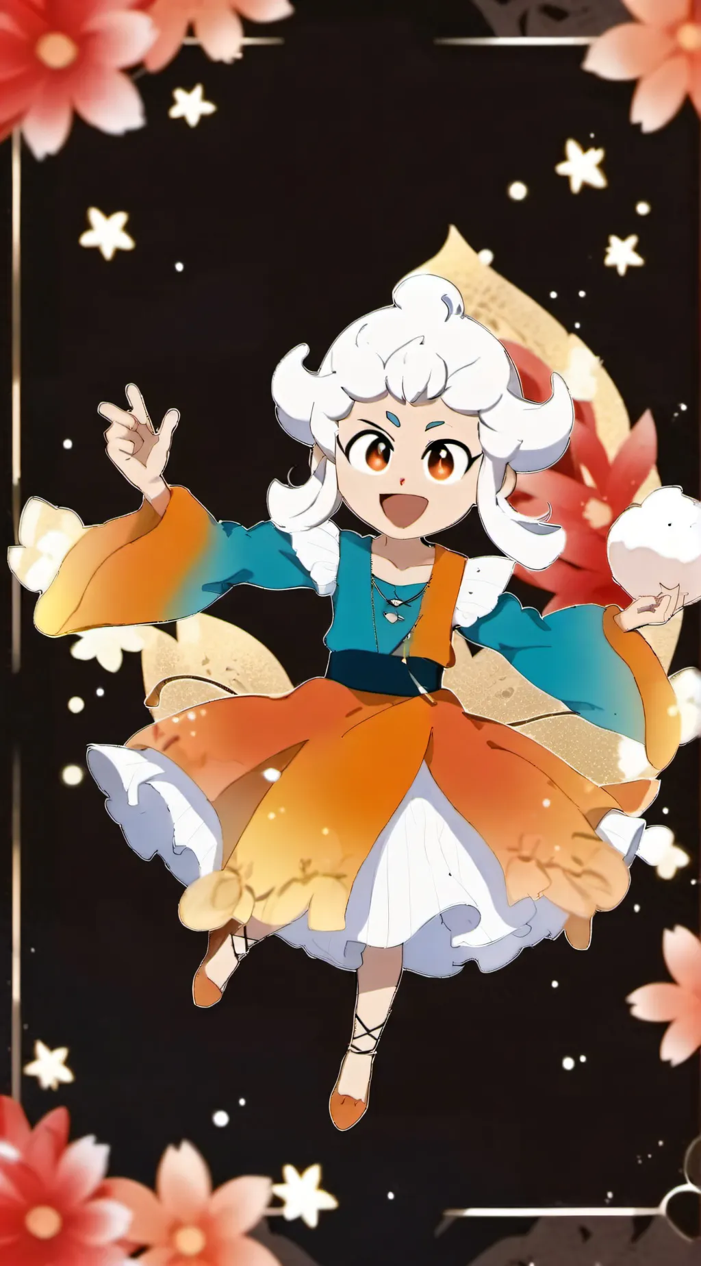 ai character: 「°•.ŁØŁÃ.•°」 background