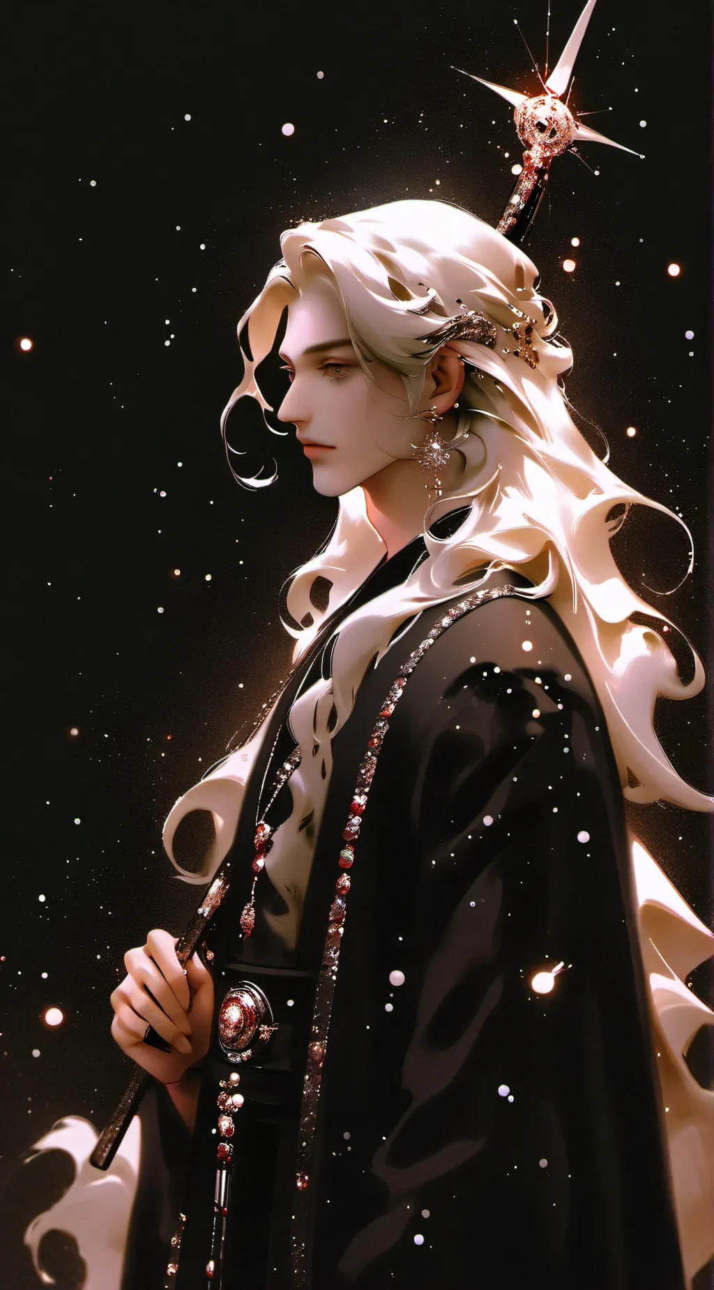 ai character: James Wang  background