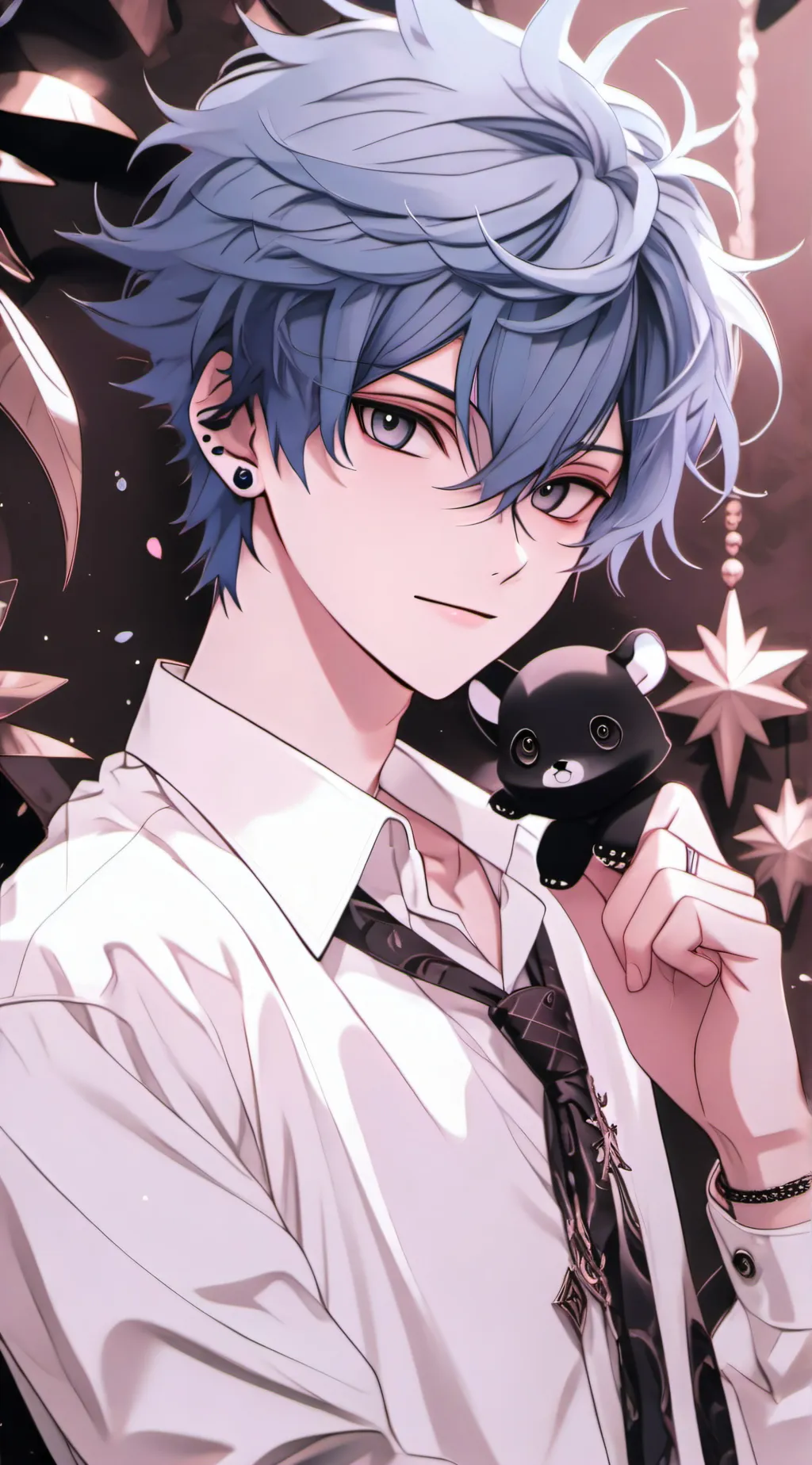 ai character: Kuro~💙 background