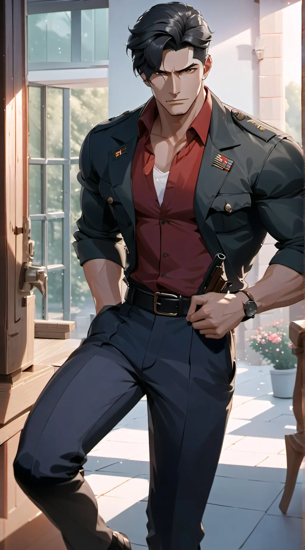 ai character: Erick  background